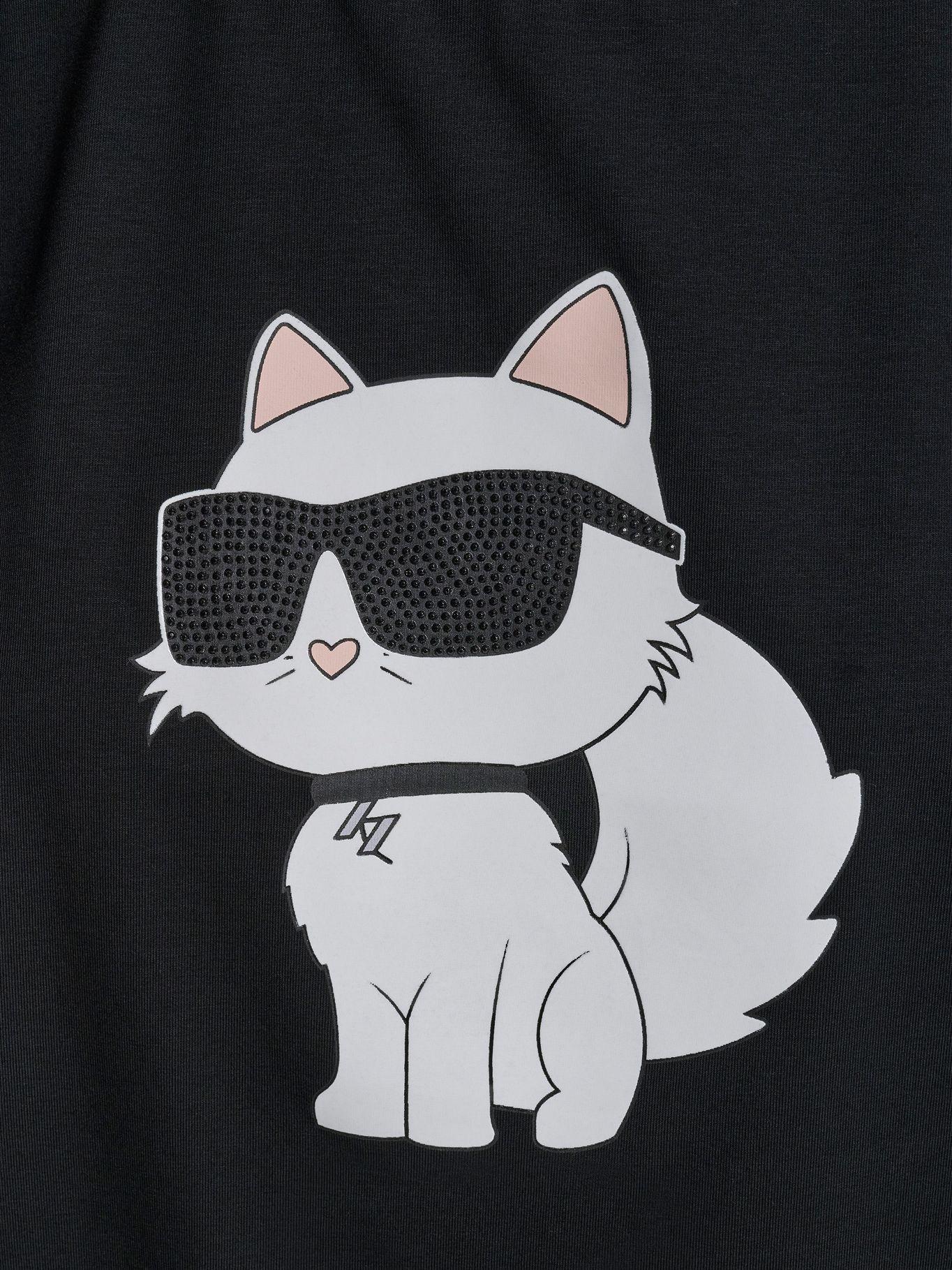 Polera choupette con gafas de sol Negro Karl Lagerfeld-4