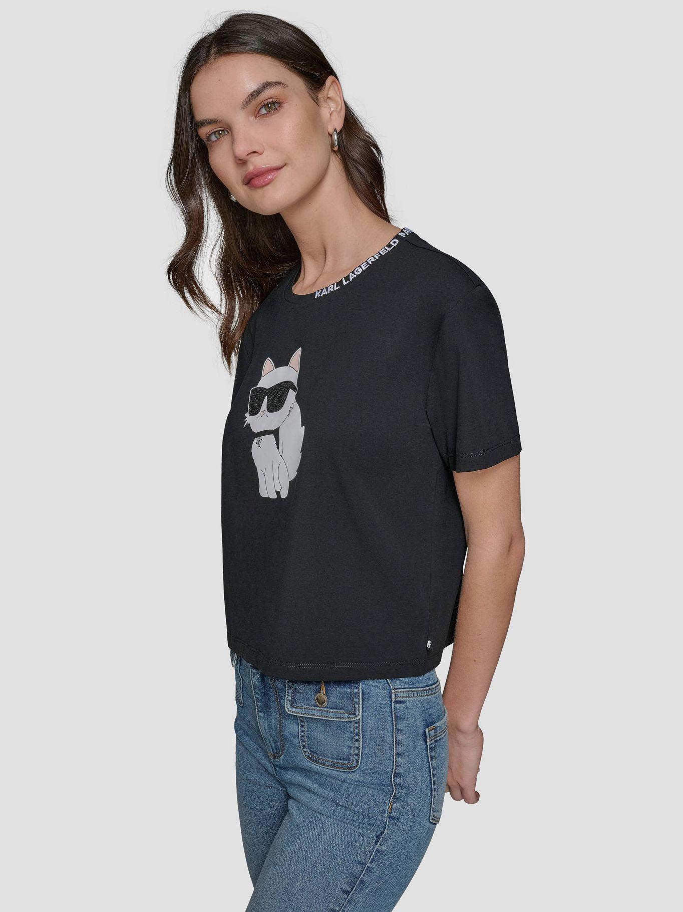 Polera choupette con gafas de sol Negro Karl Lagerfeld-5