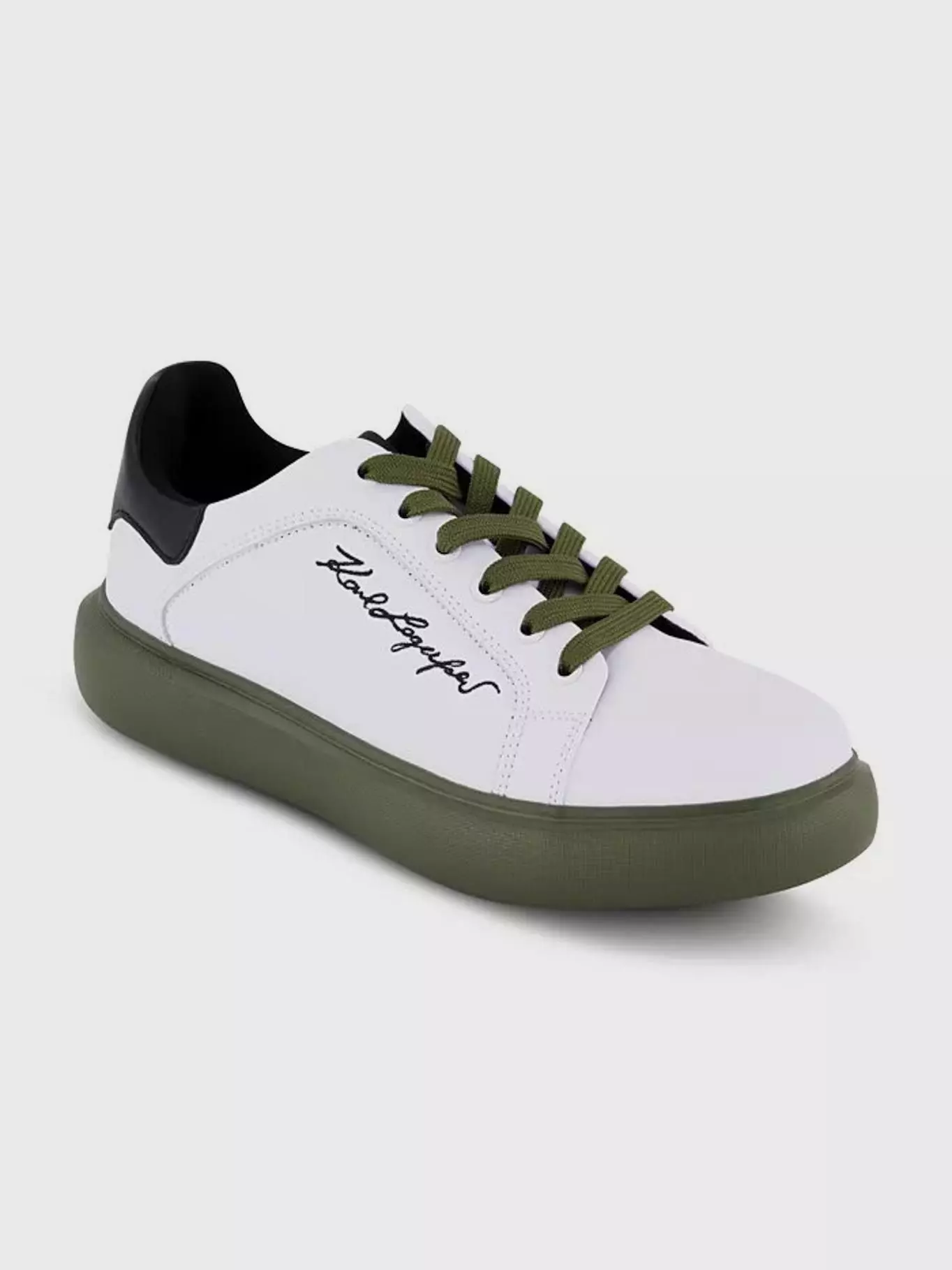 Zapatillas con firma bordada Blanca-0