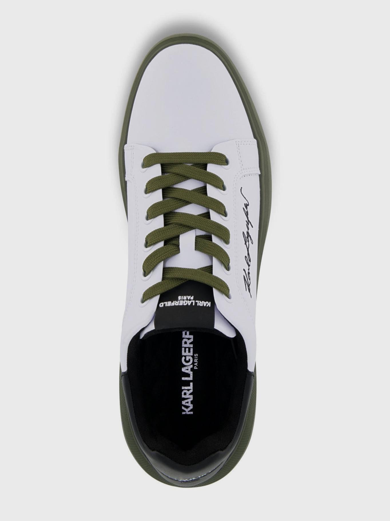 Zapatillas con firma bordada Blanca-1