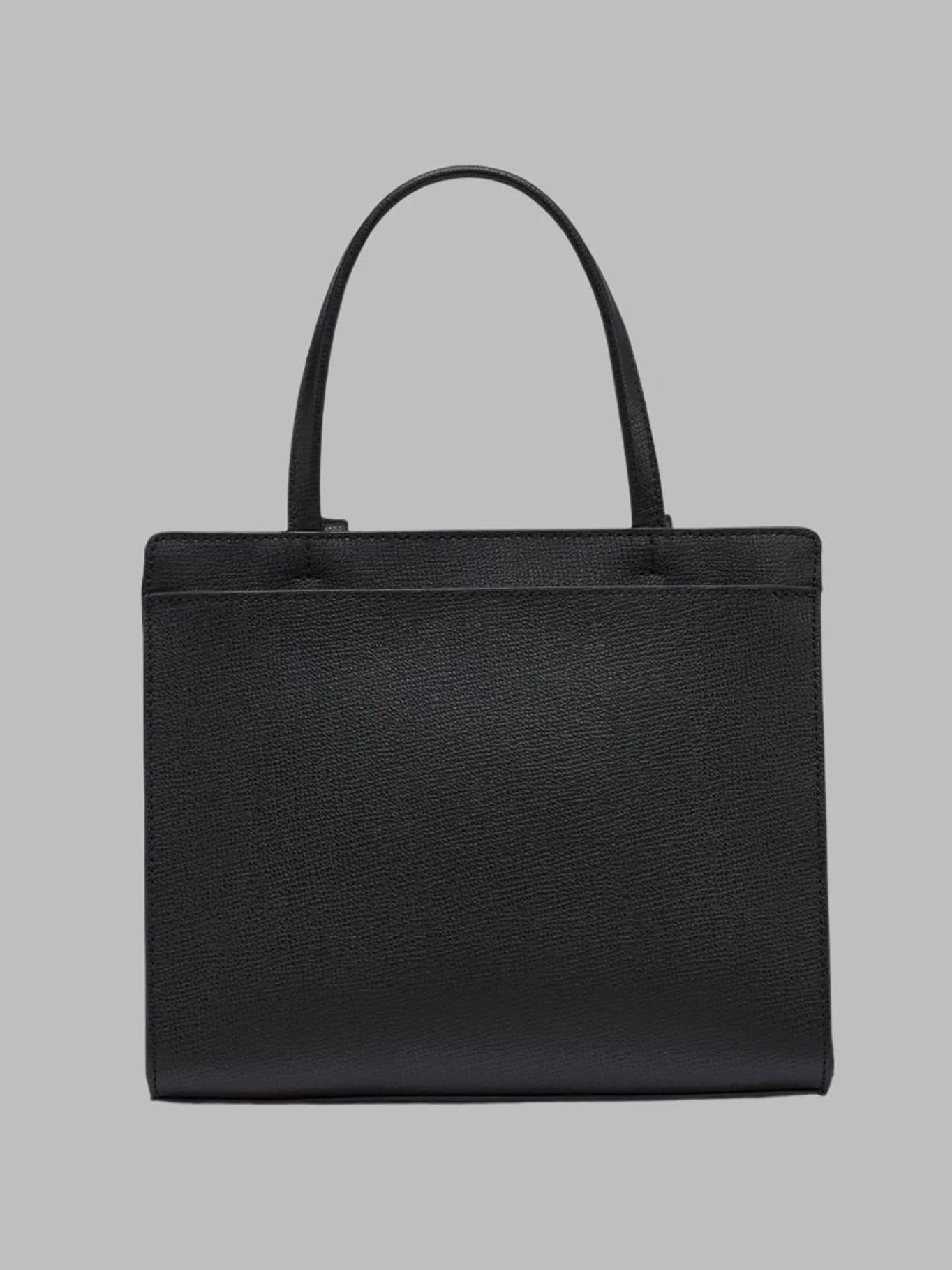 Cartera satchel con pines - Maybelle Negro Karl-1