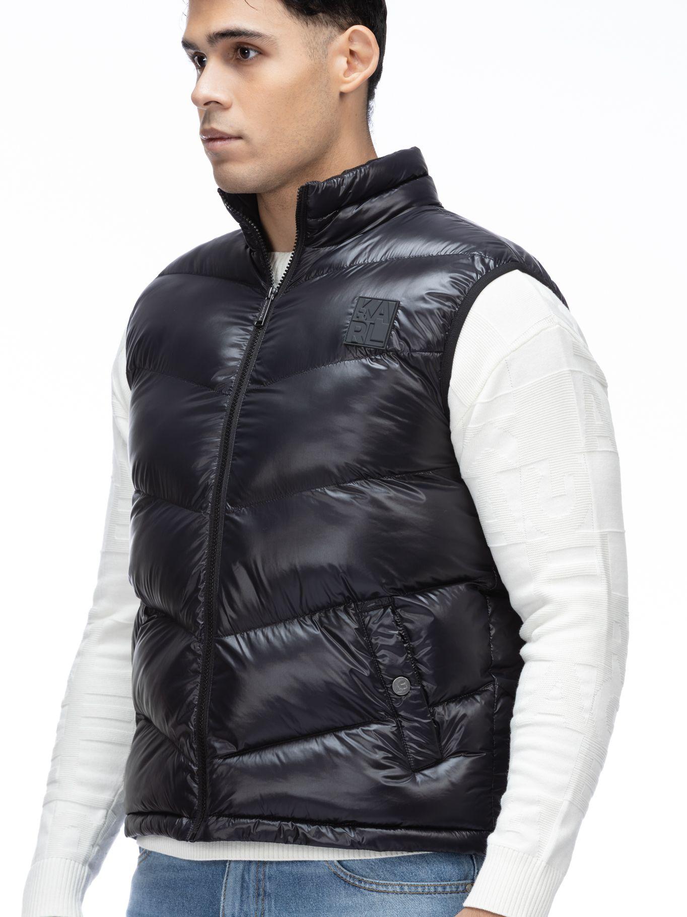 Chaleco acolchado ligero Negro Karl Lagerfeld-4