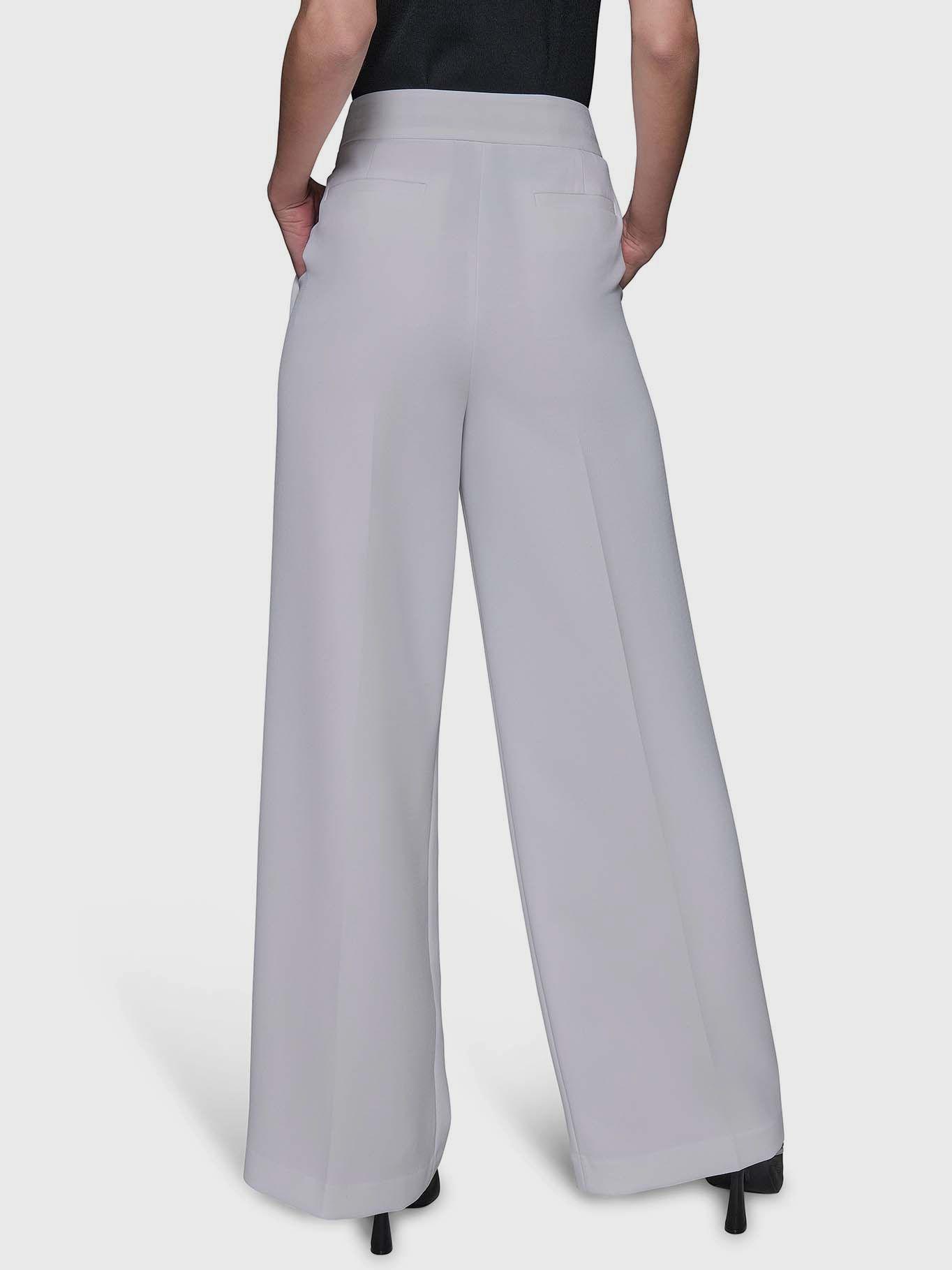 Pantalón pierna ancha - ESSENTIAL Blanco Karl Lagerfeld-2