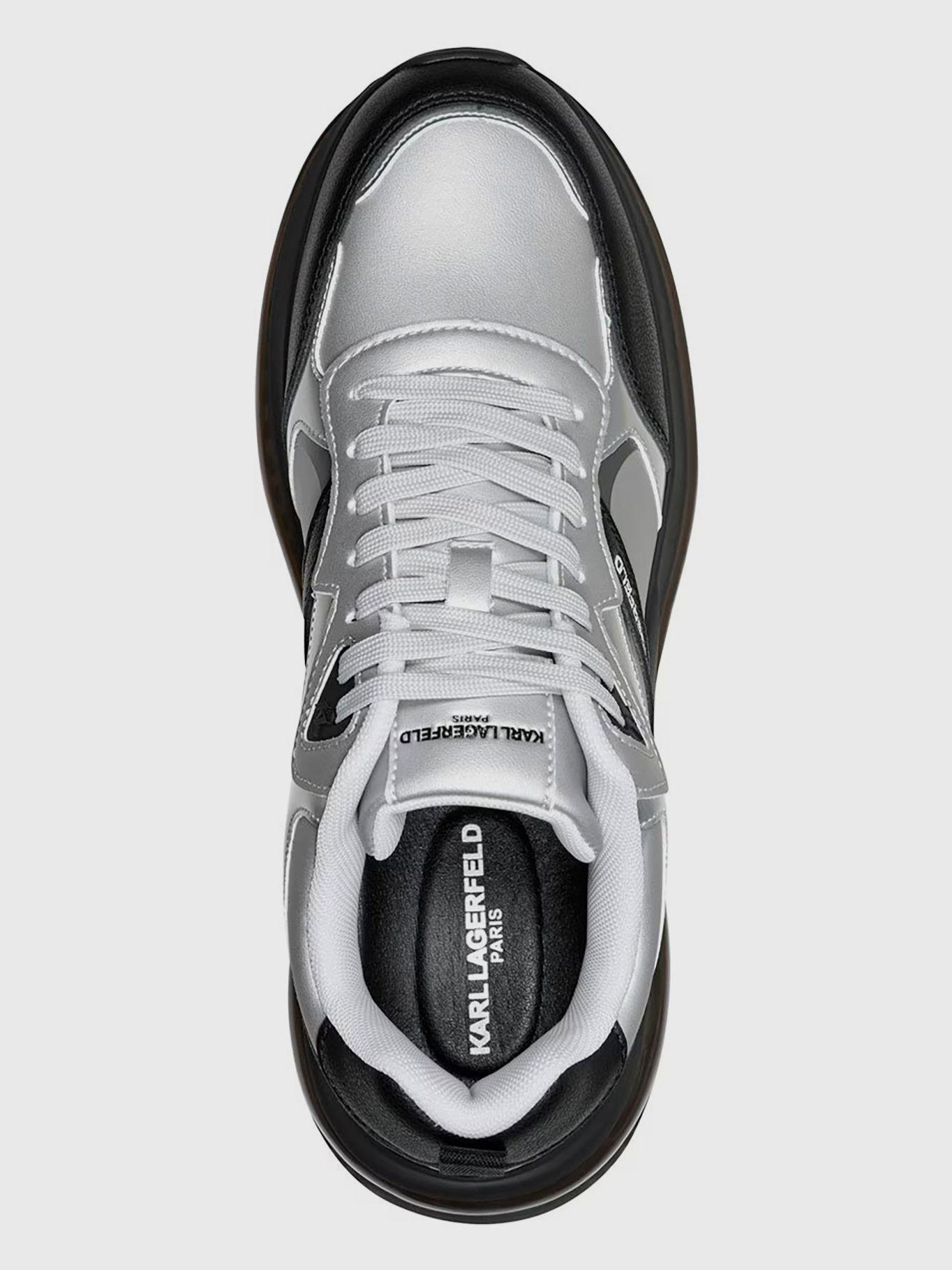 Zapatillas runner mezcla materiales Gris Karl Lagerfeld-2