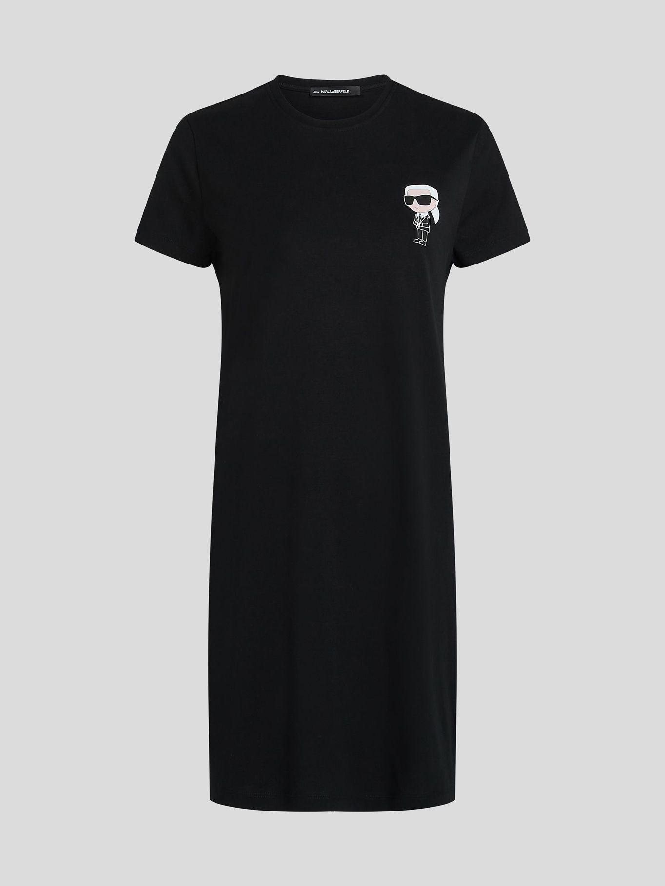 Vestido polera IKON /KARL Negro Karl Lagerfeld-0