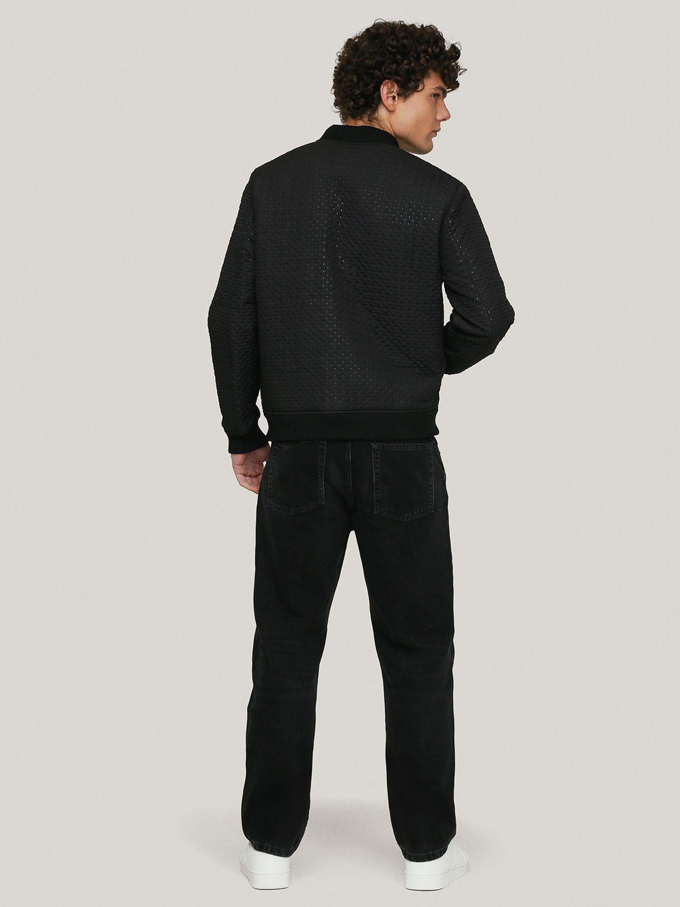 Chaqueta bomber acolchada Negr-2