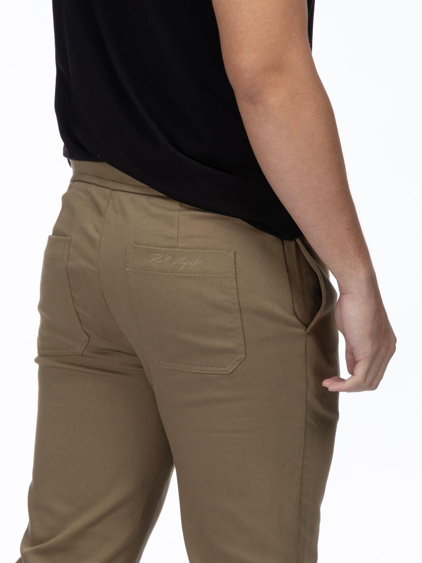 Pantalón safari Verde Karl Lagerfeld-3