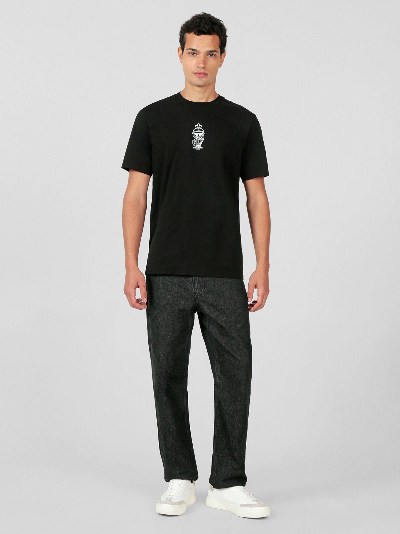 Polera con logo Karl Amour Negro Karl Lagerfeld-1