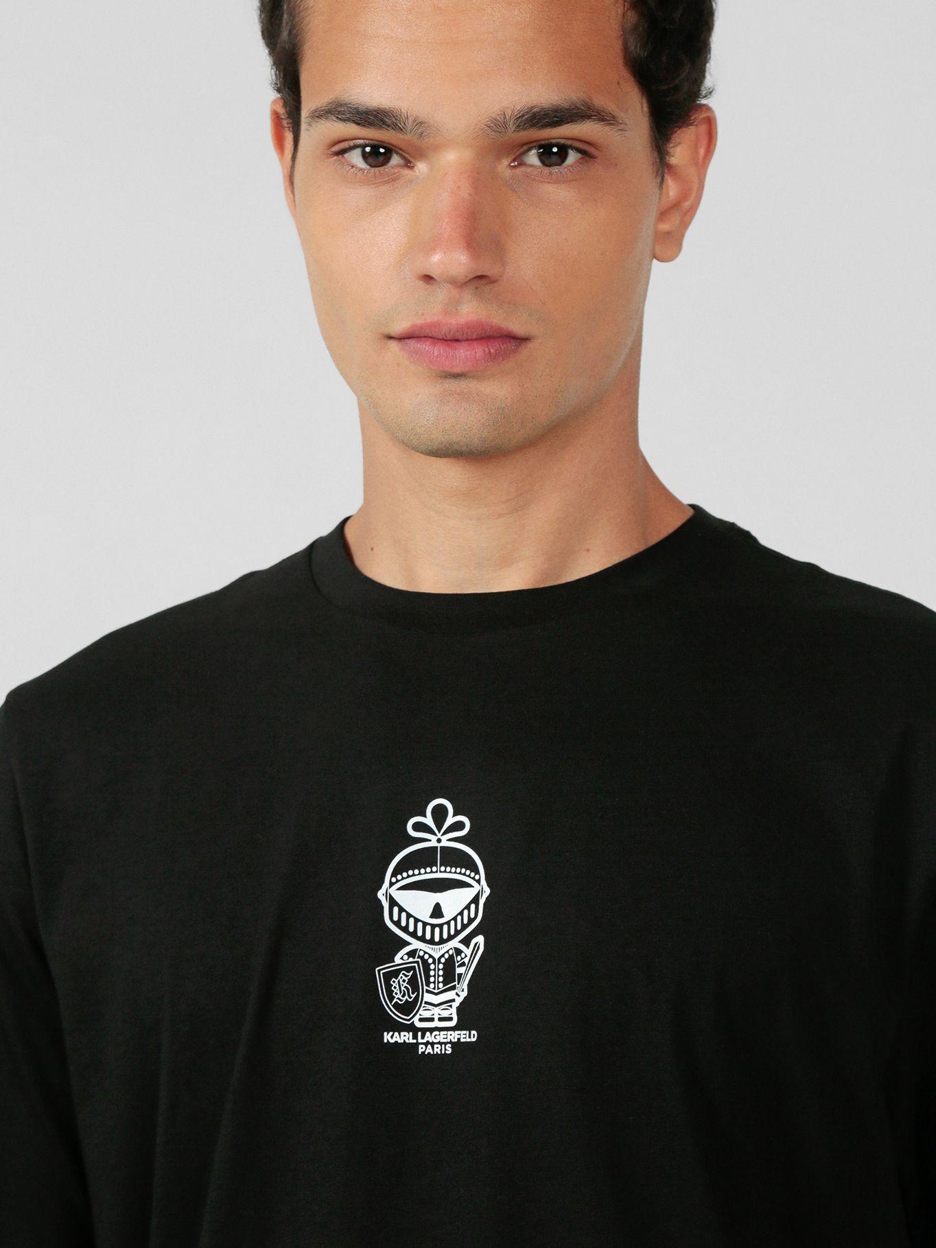 Polera con logo Karl Amour Negro Karl Lagerfeld-4