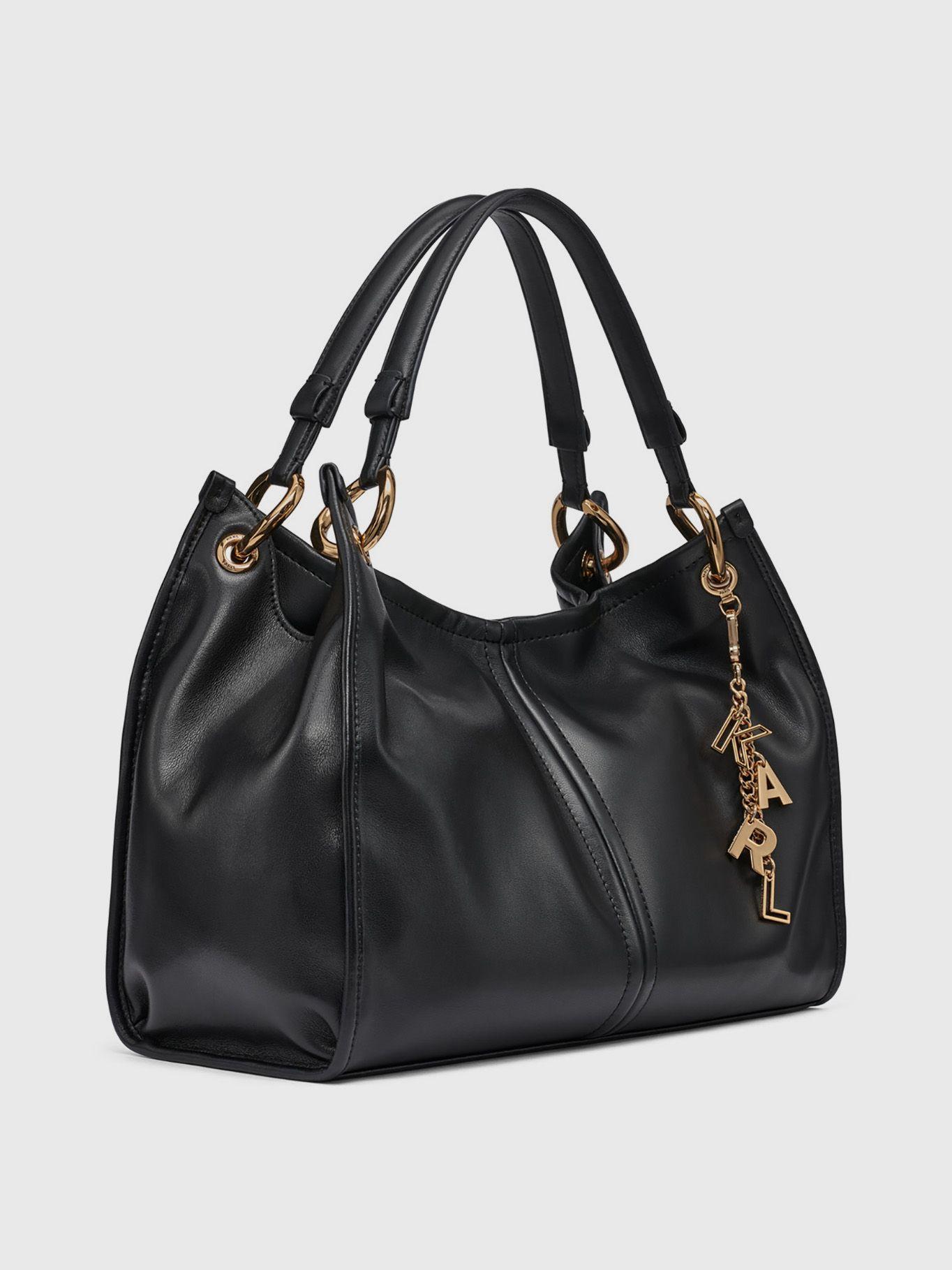 Cartera tote mediana cadena KARL Negro Karl Lagerfeld-4