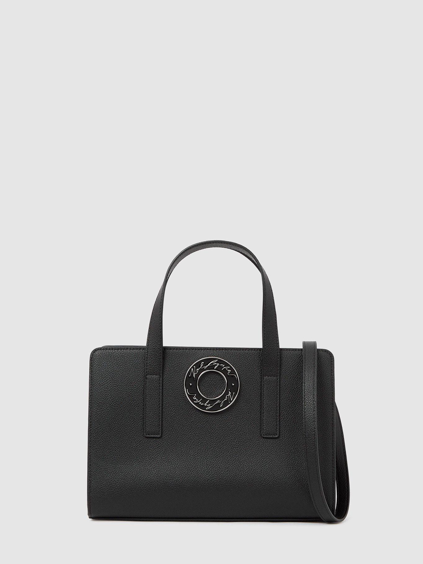 Cartera tote pequeña K/Luna Negro Karl Lagerfeld-0