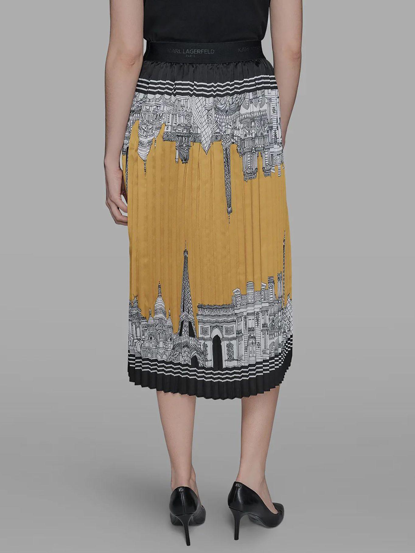 Falda midi plisada Surtido Karl Lagerfeld-2