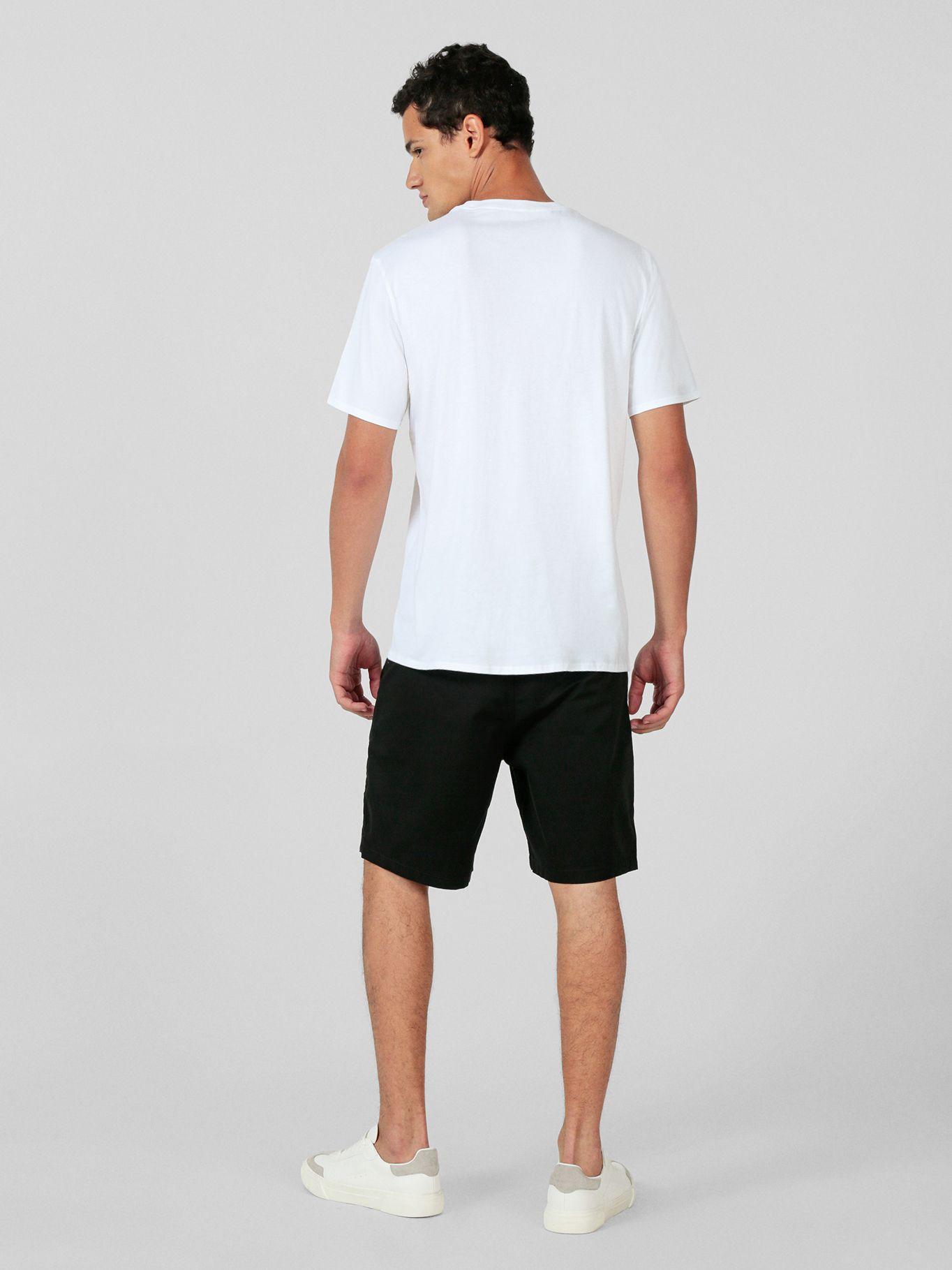 Polera con logo invertido Blanco Karl Lagerfeld-3