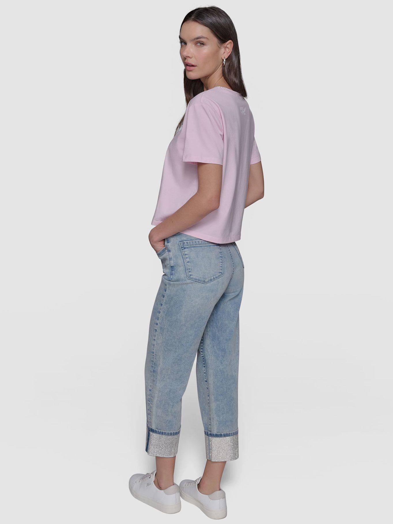 Polera con pequeño de Choupette Lila Karl Lagerfeld-2