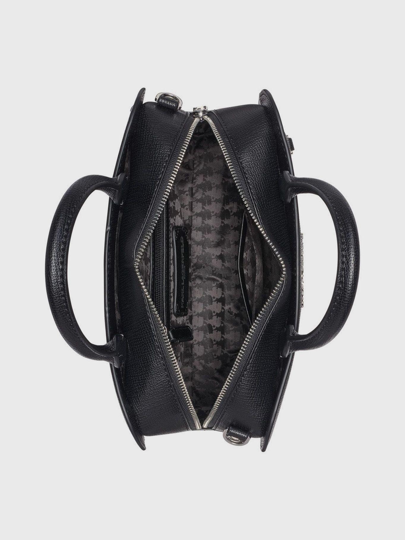 Cartera de mano satchel - Maybelle Negr-4