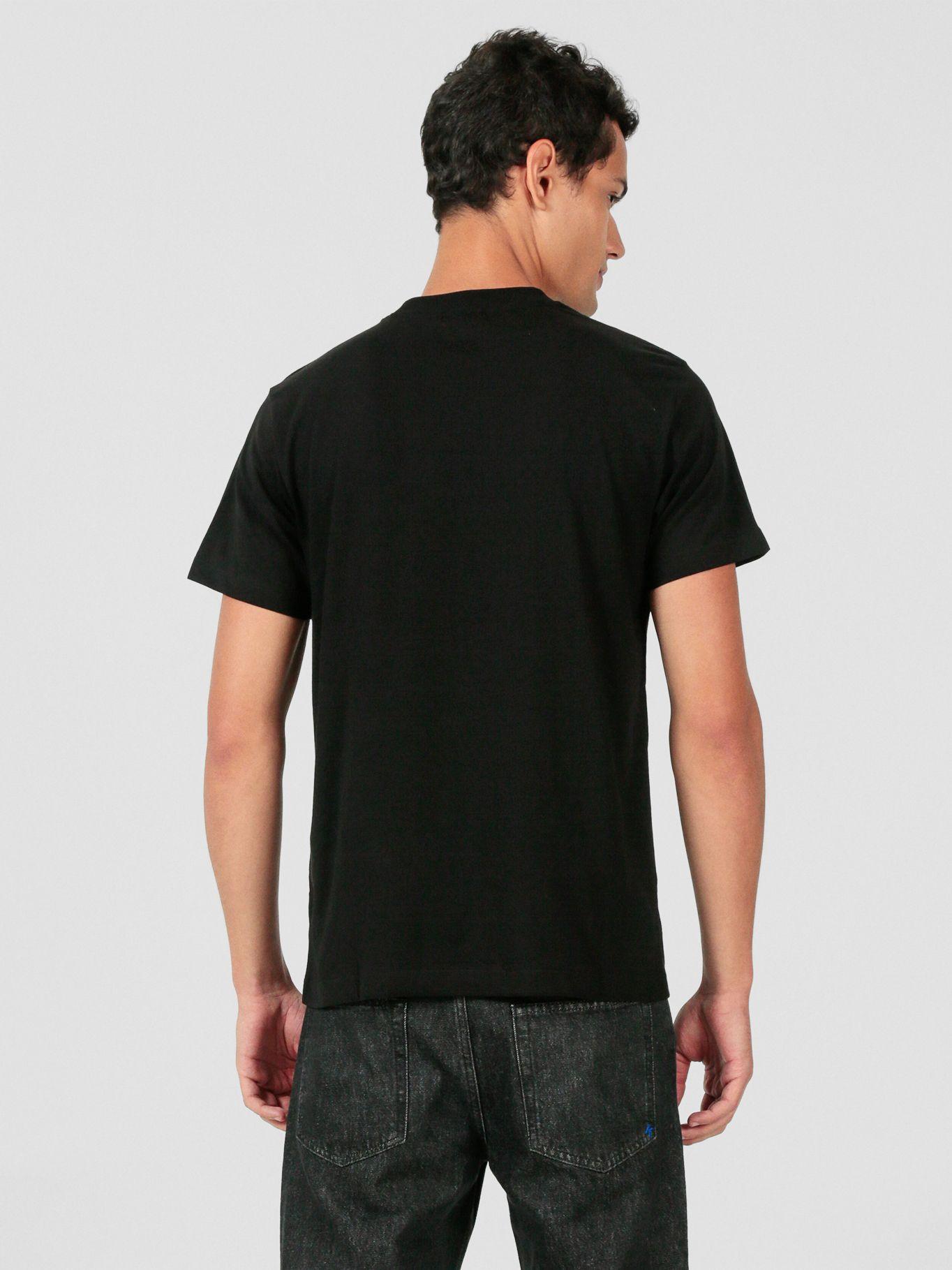 Polera slim con logo Negro Karl Lagerfeld-2