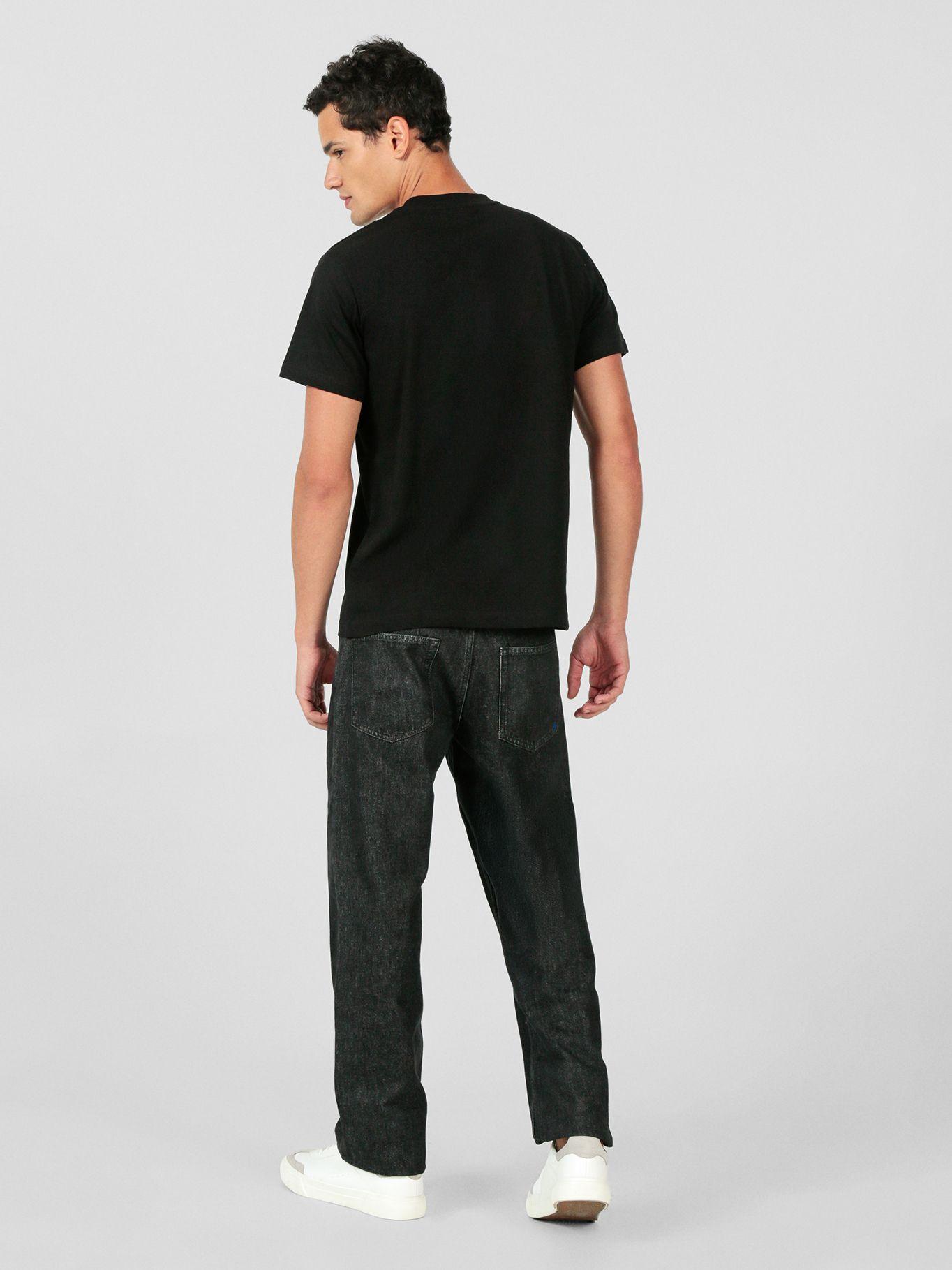 Polera slim con logo Negro Karl Lagerfeld-3