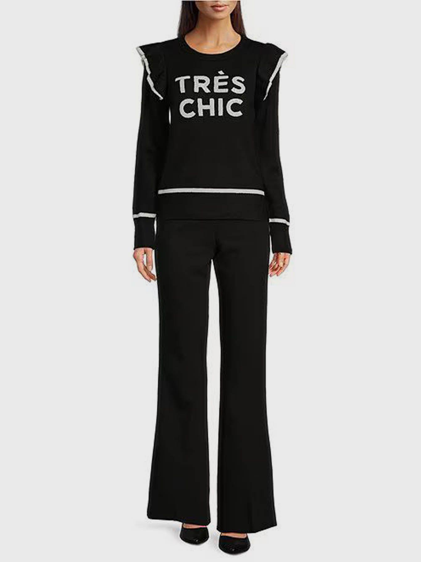 Sweater tres chic con volantes-1