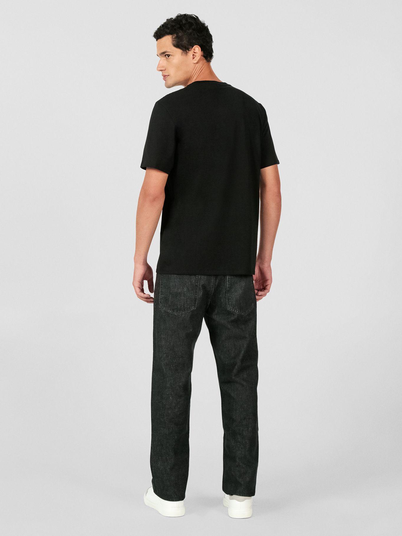 Polera con estampado color block Negro Karl Lagerfeld-3