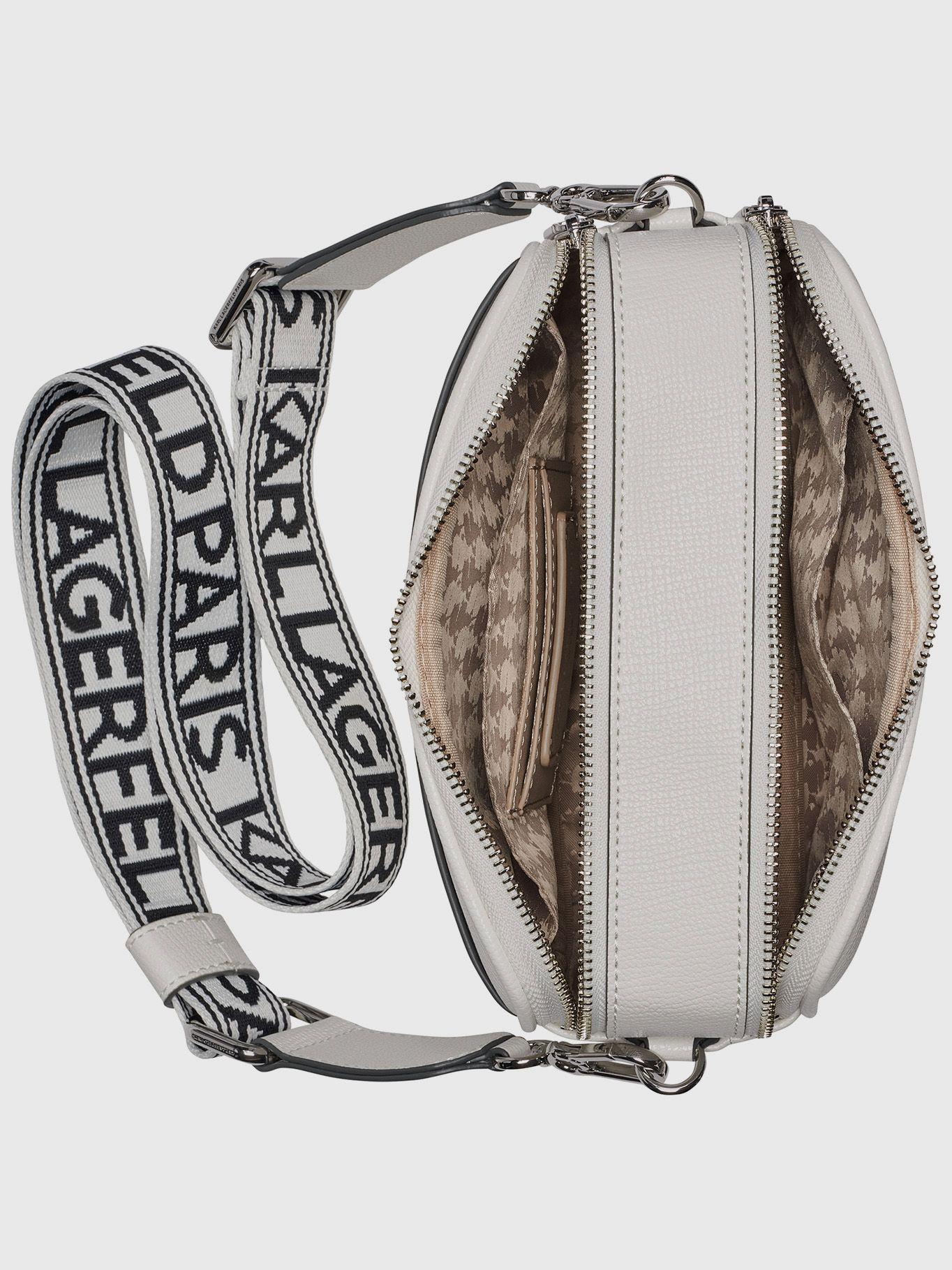 Cartera cruzada Maybelle/ Blanco Karl Lagerfeld-2