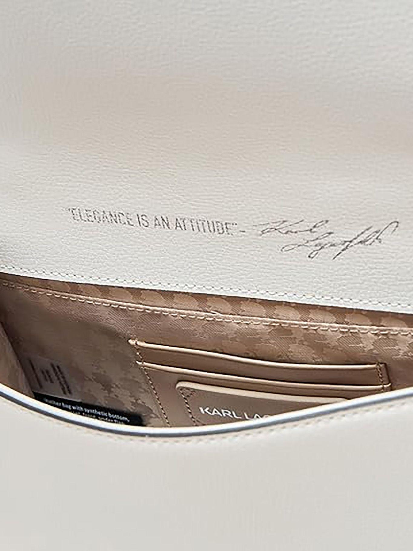 Cartera cruzada con logotipo metálico - Simone-4