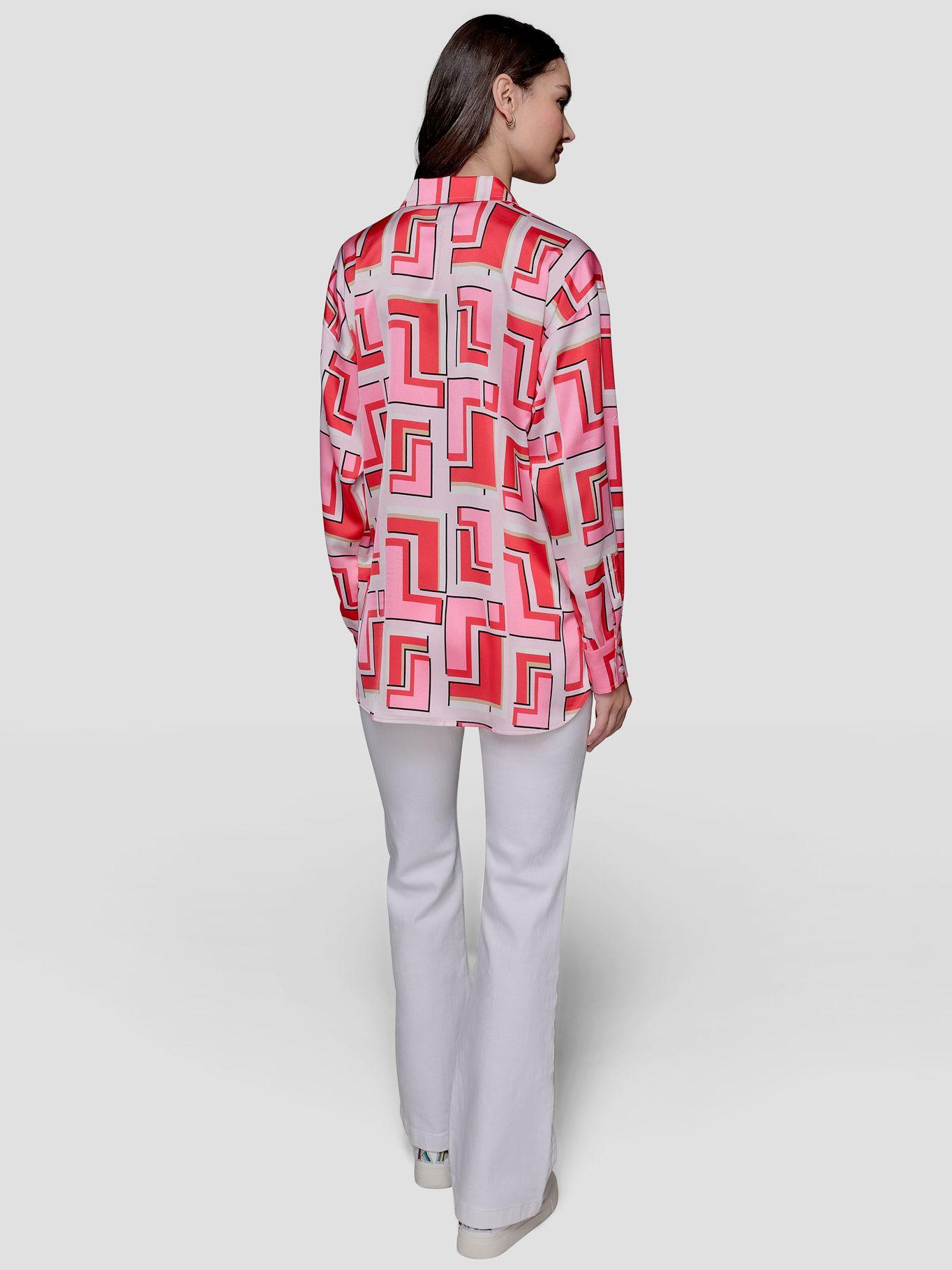 Camisa oversize con estampado Multicolor Karl Lagerfeld-2