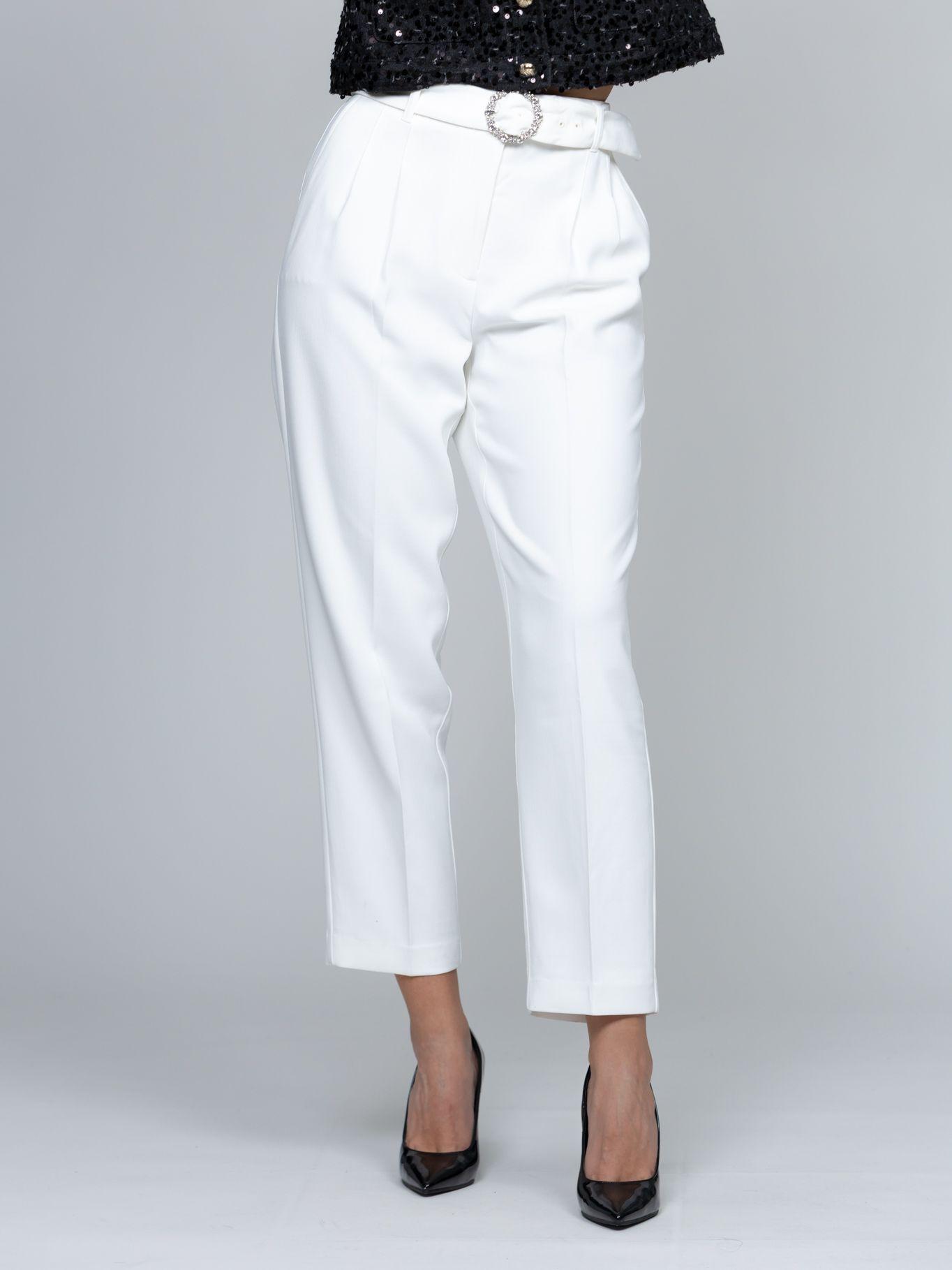 Pantalón non deminbl Blanco Karl Lagerfeld-1
