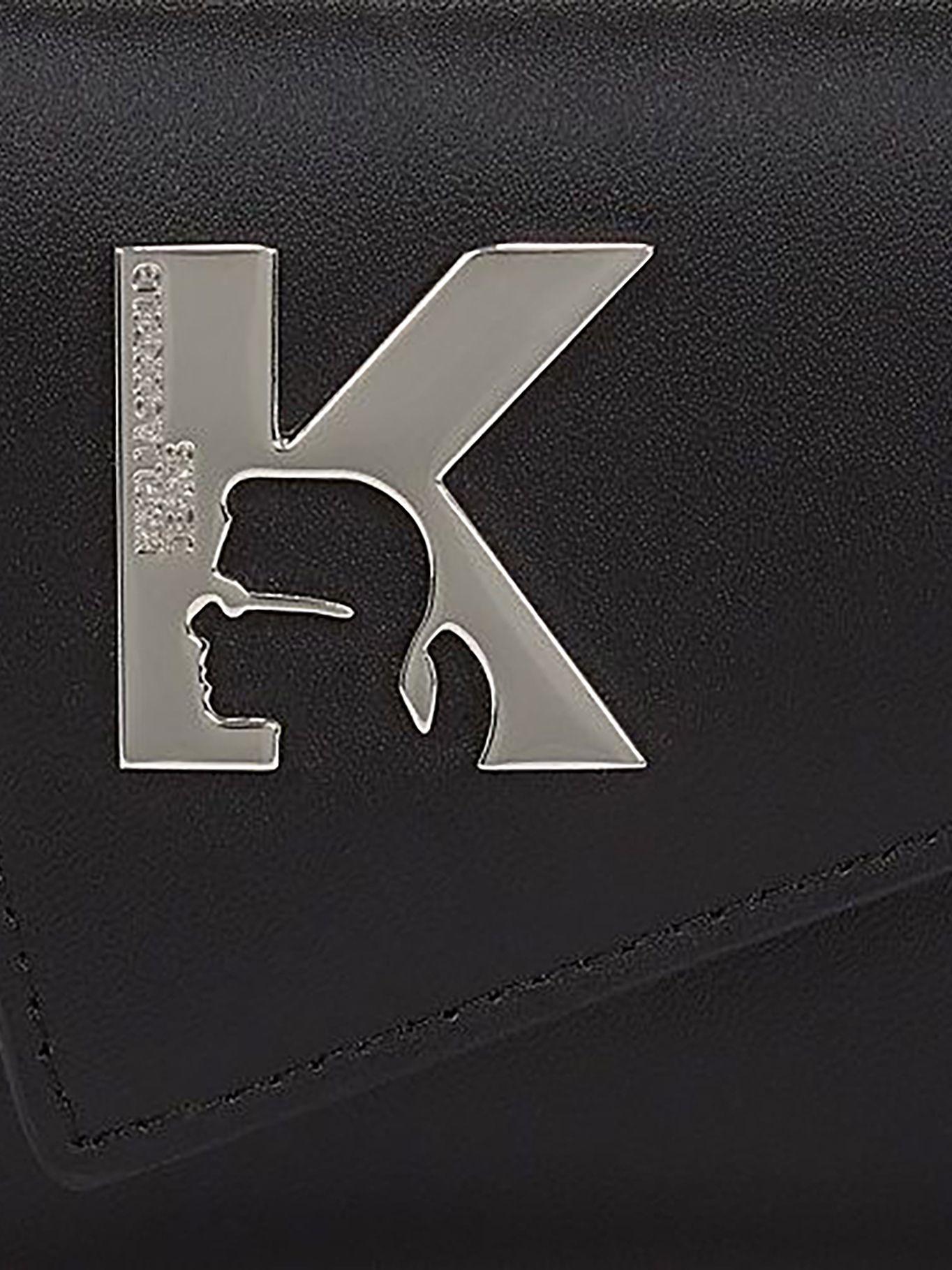 Billetera bifold con solapa Negro Karl Lagerfeld-3