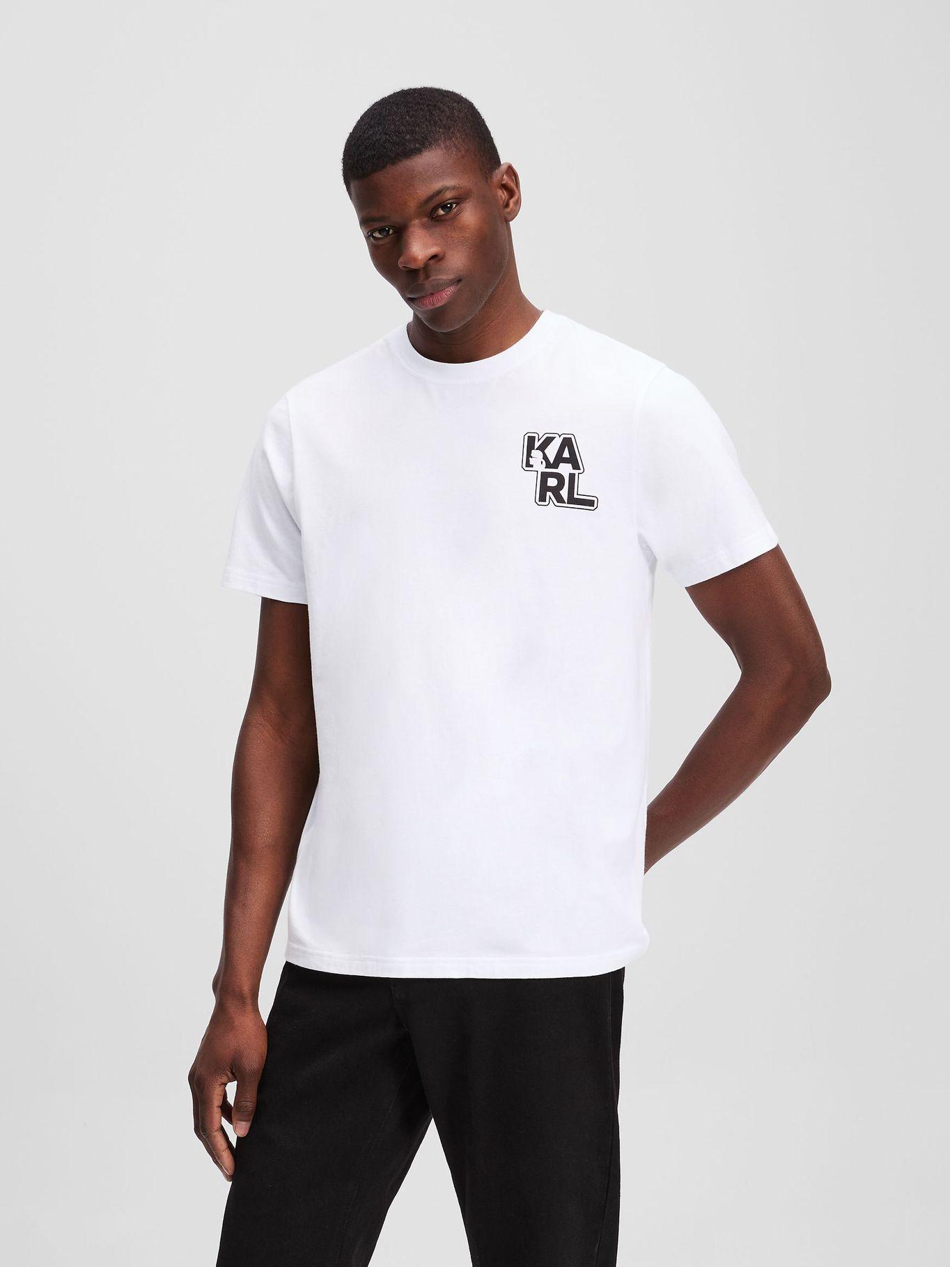 Polera con logotipo Blanco -Karl Lagerfeld-0