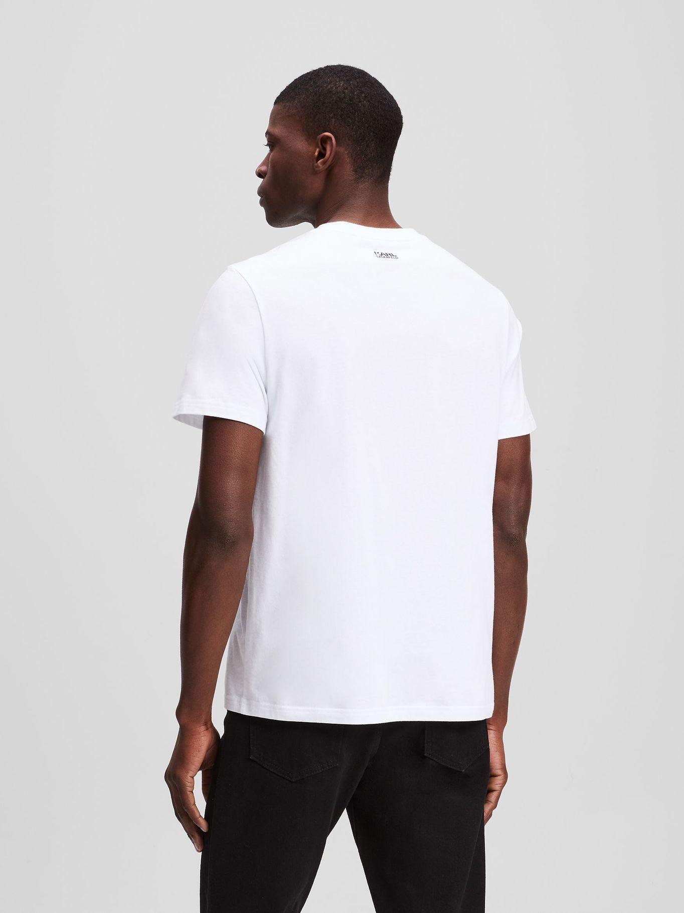 Polera con logotipo Blanco -Karl Lagerfeld-2