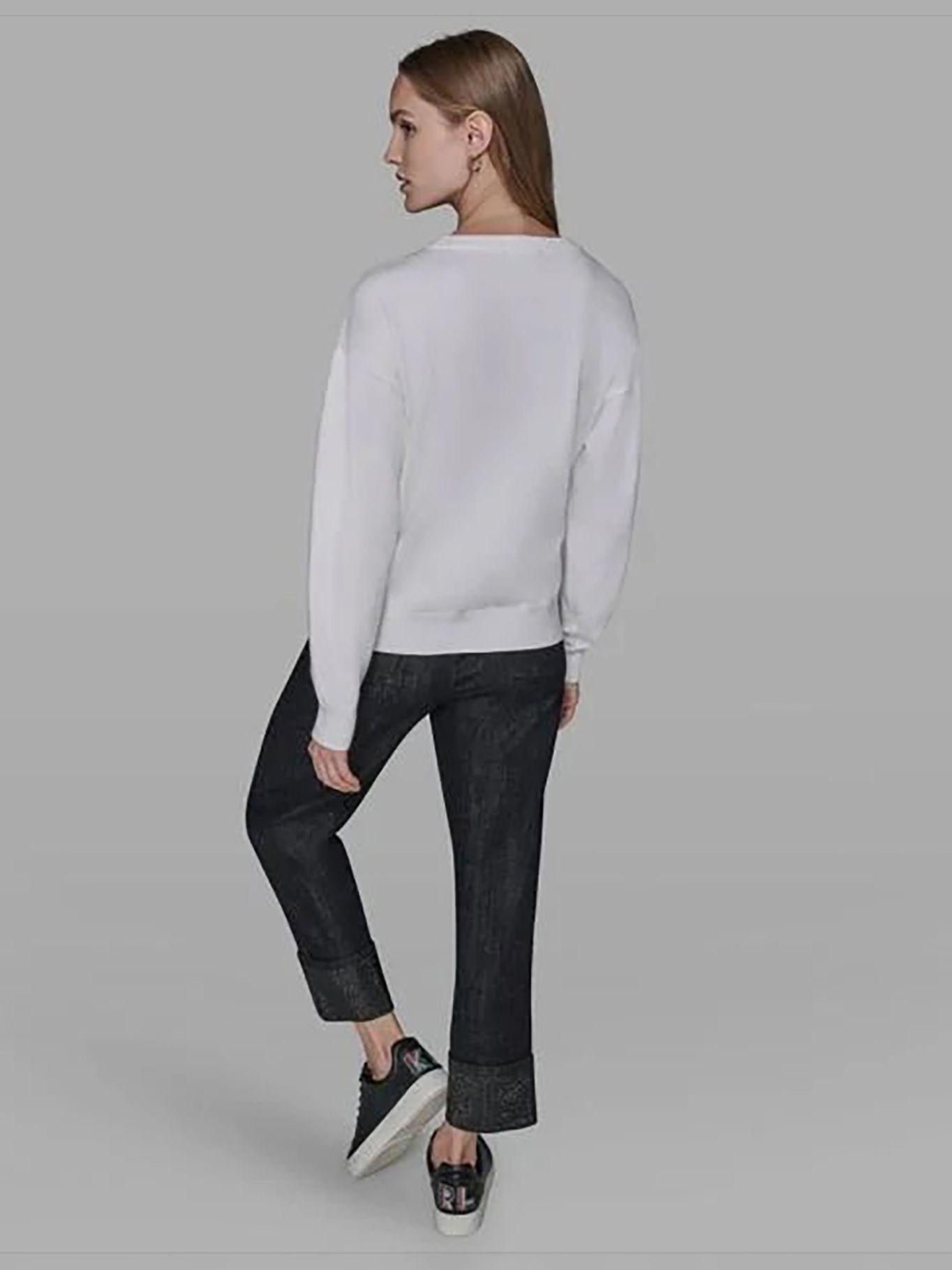 Sweater de motivo de Choupette con gafas Negro Karl-2