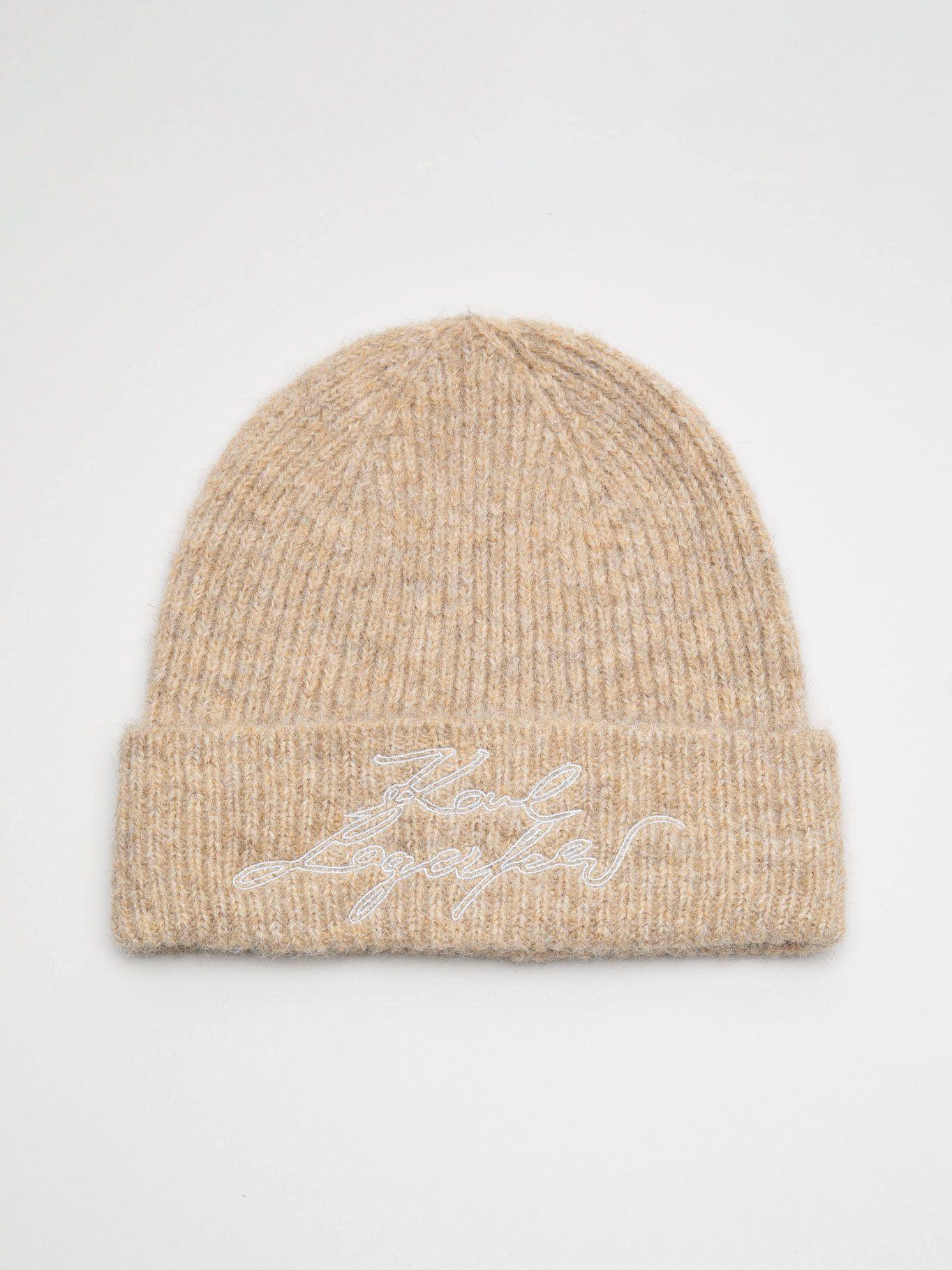 Gorro Beanie K / Kontrast Beige Karl Lagerfeld-0