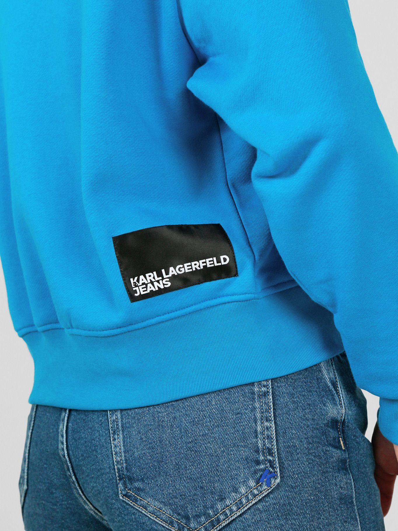 Polerón regular - K/ESSENTIAL Azul Karl Lagerfeld-4