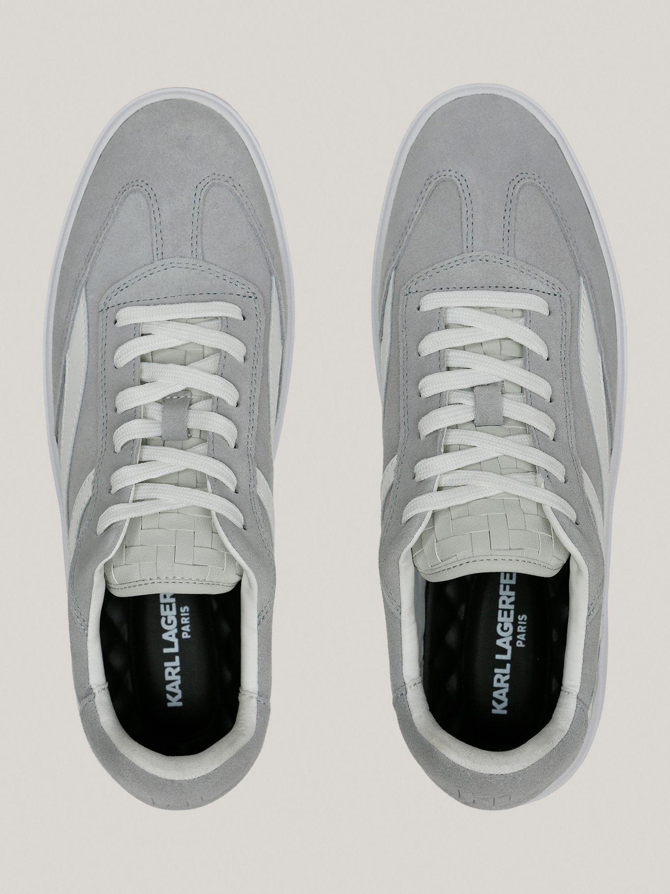 Zapatillas de cuero con detalle de gamuza-2