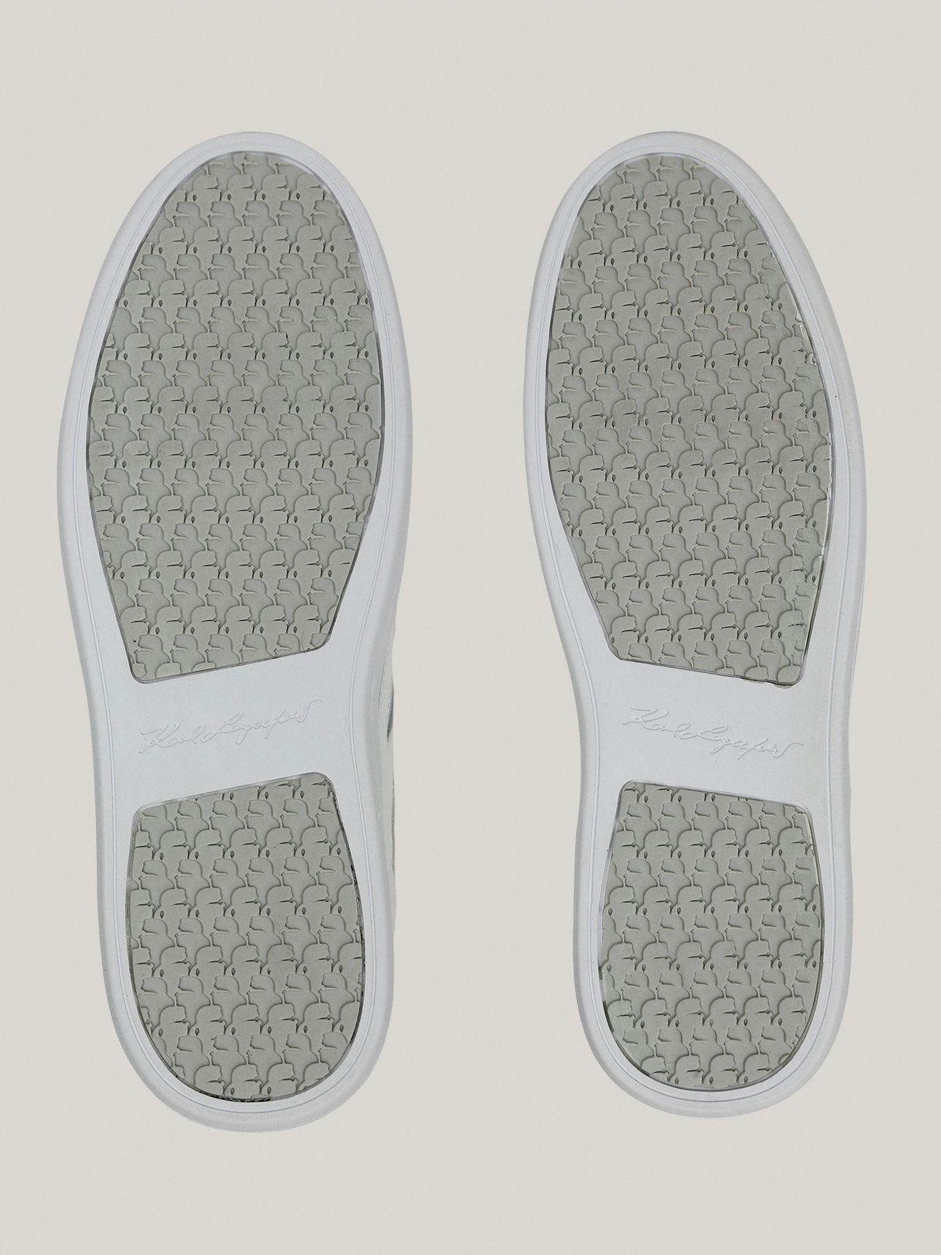 Zapatillas de cuero con detalle de gamuza-3