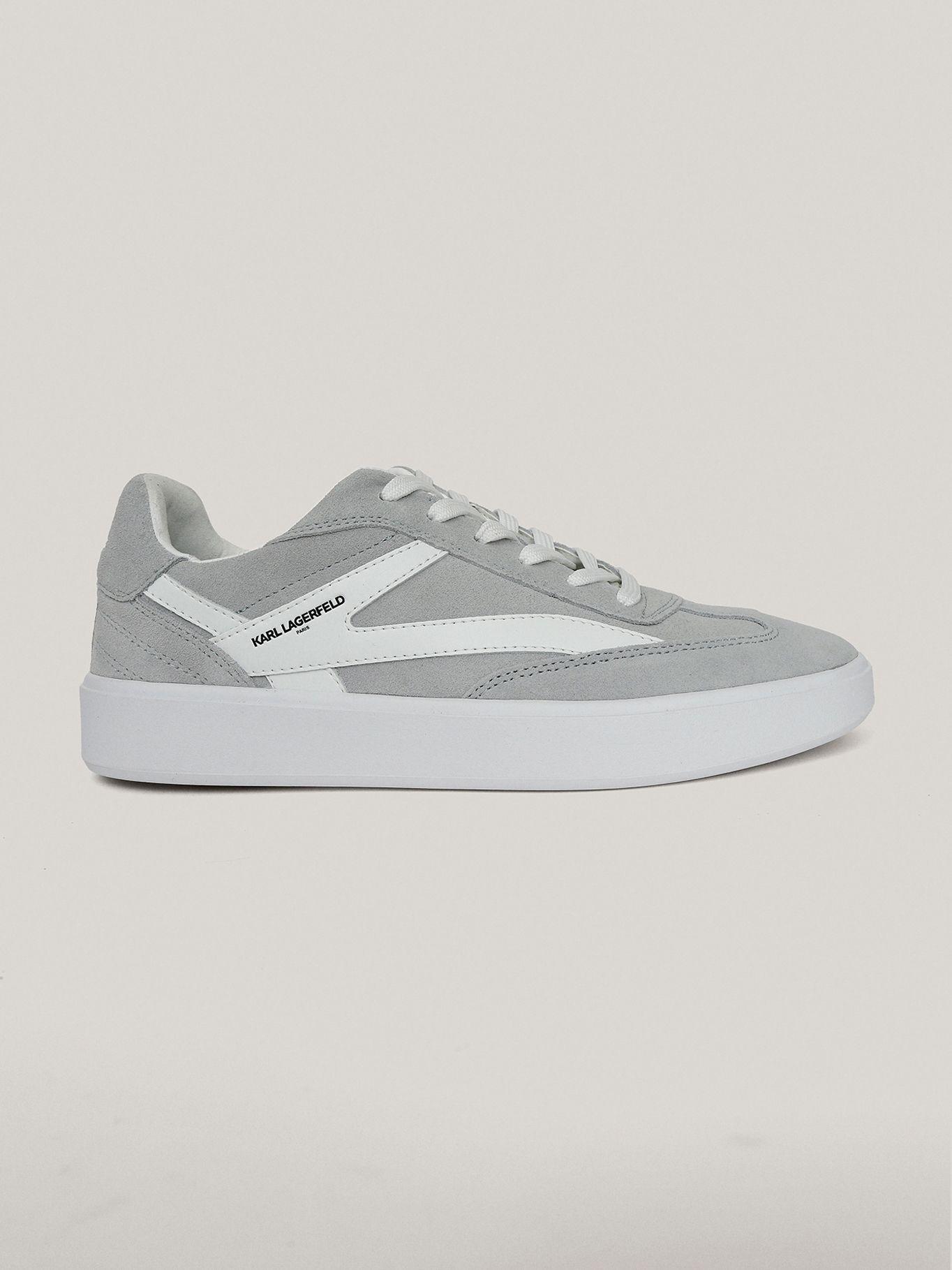Zapatillas de cuero con detalle de gamuza-4