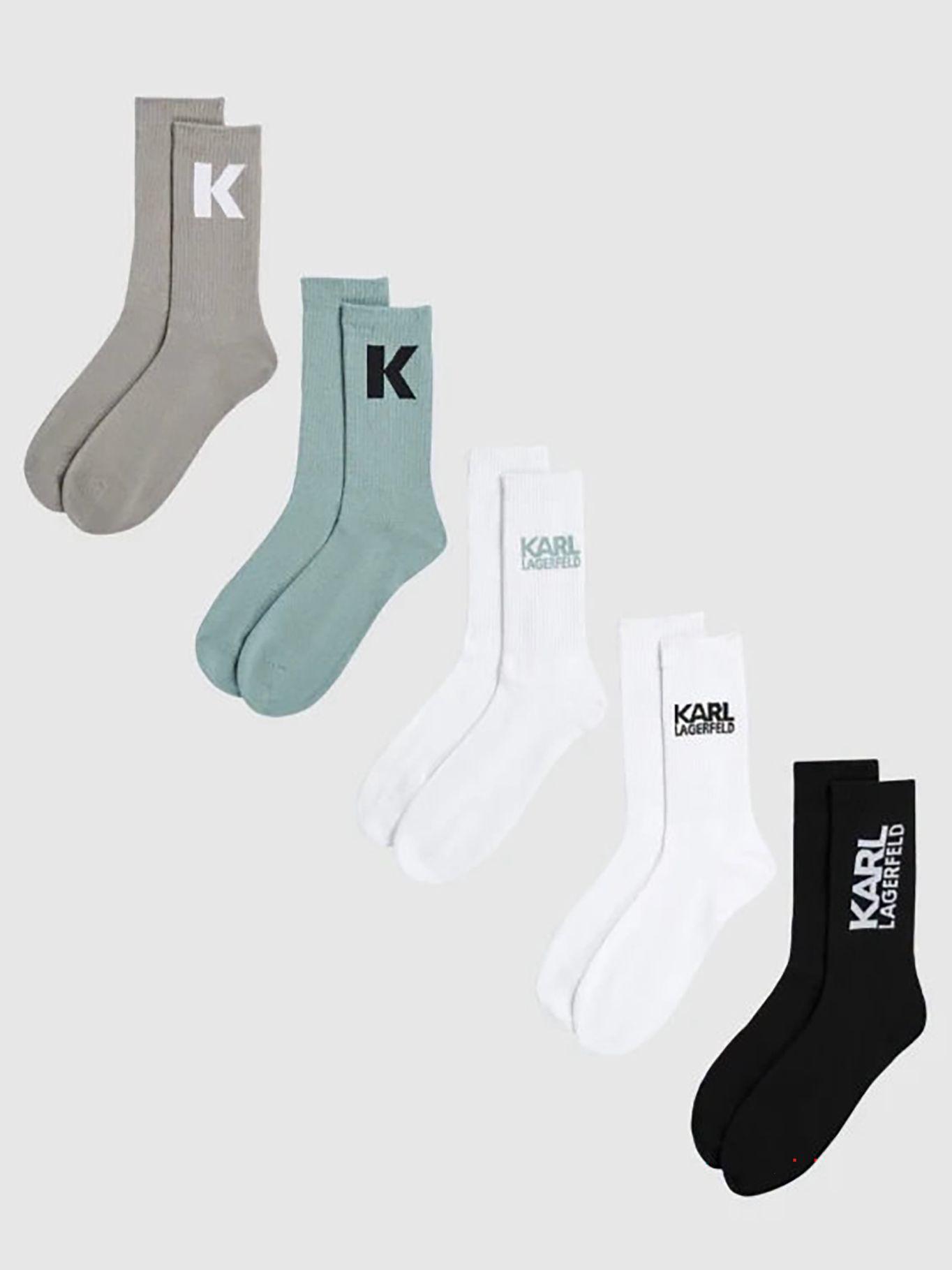 Pack 5 calcetin deportivo Multicolor Karl Lagerfeld-0