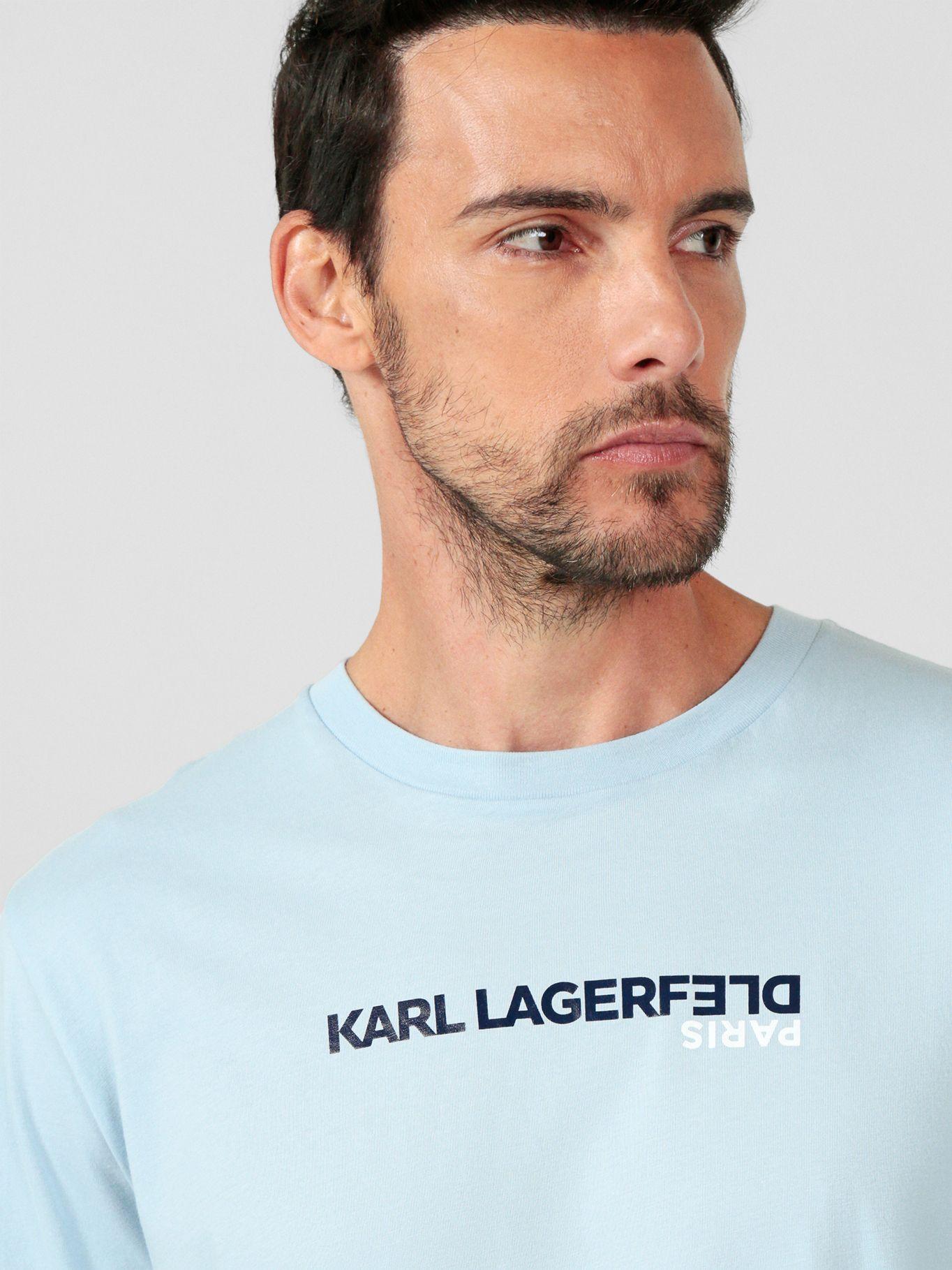 Polera con logo- invertido Blanco Karl Lagerfeld-4