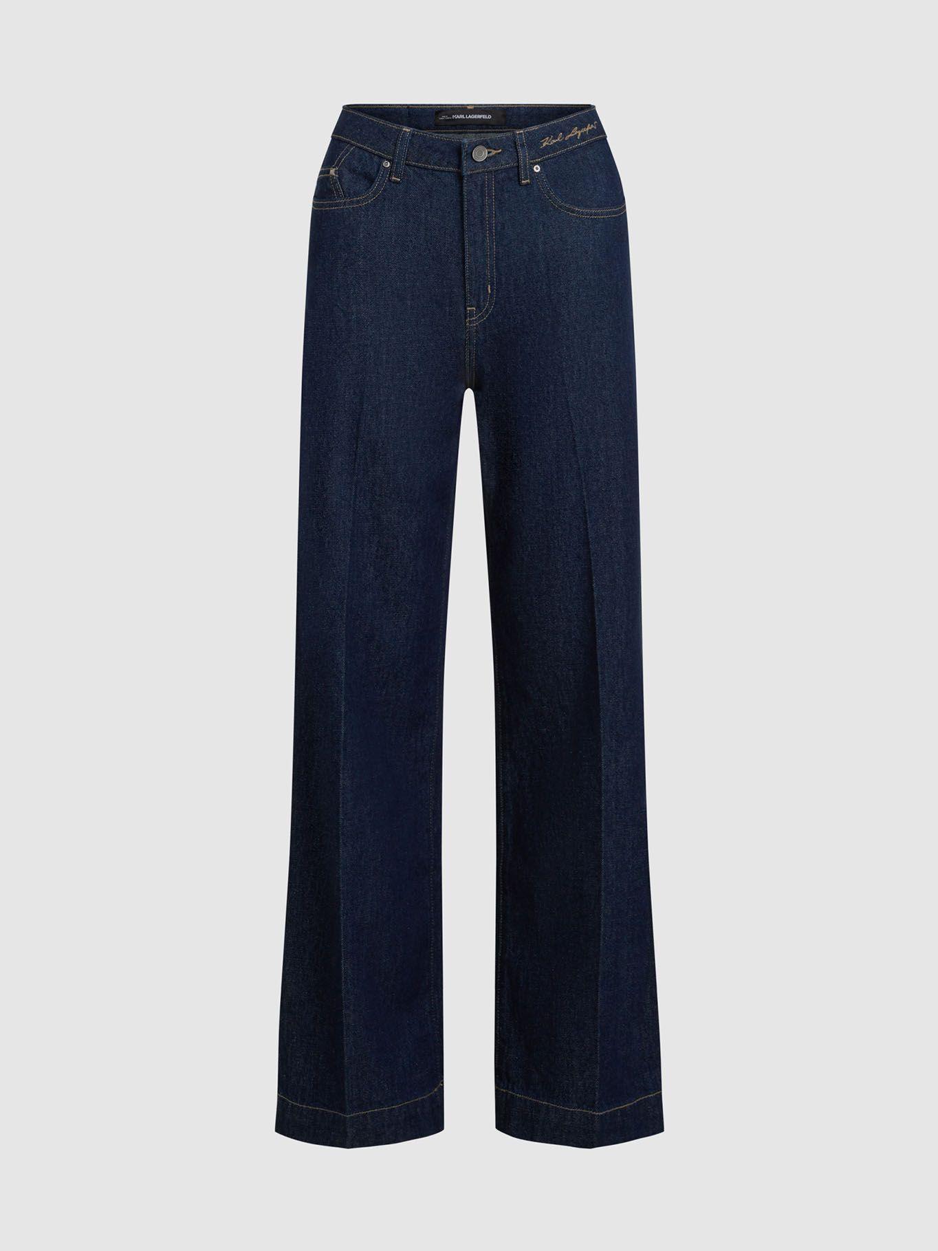Jeans de corte amplio Azul Karl Lagerfeld-0
