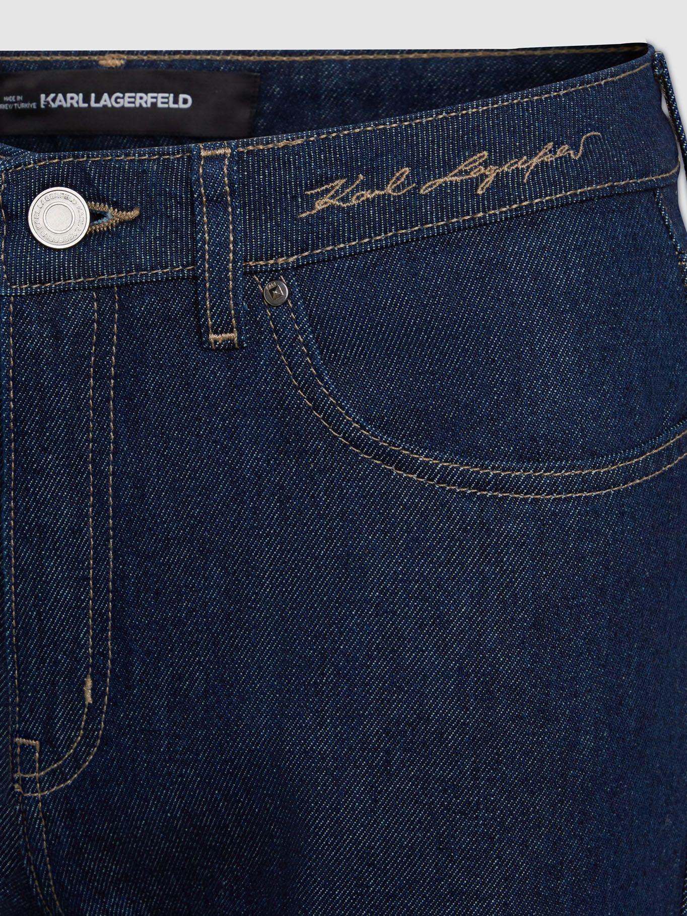 Jeans de corte amplio Azul Karl Lagerfeld-2