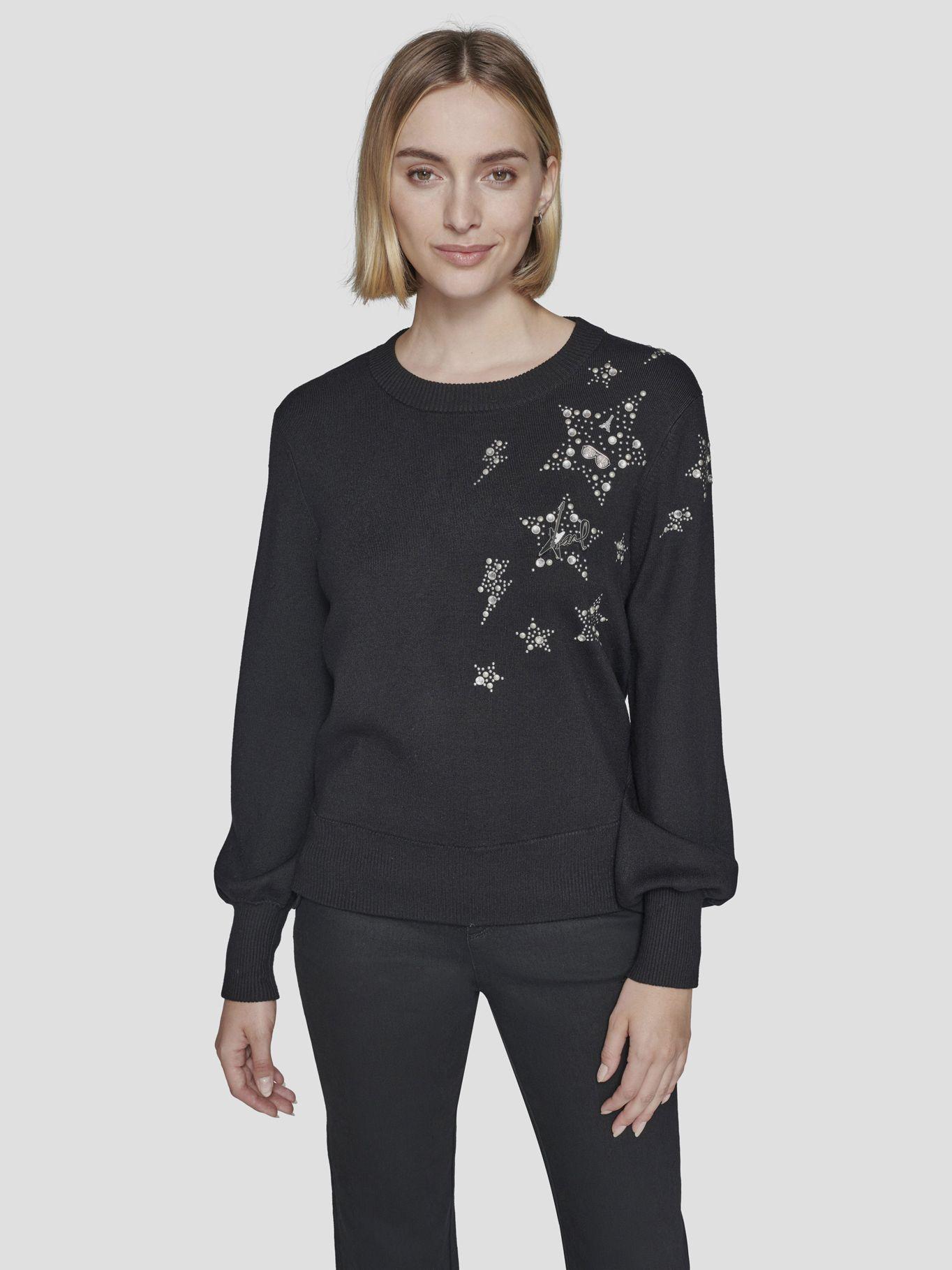 Sweater adornado con estrellas-0