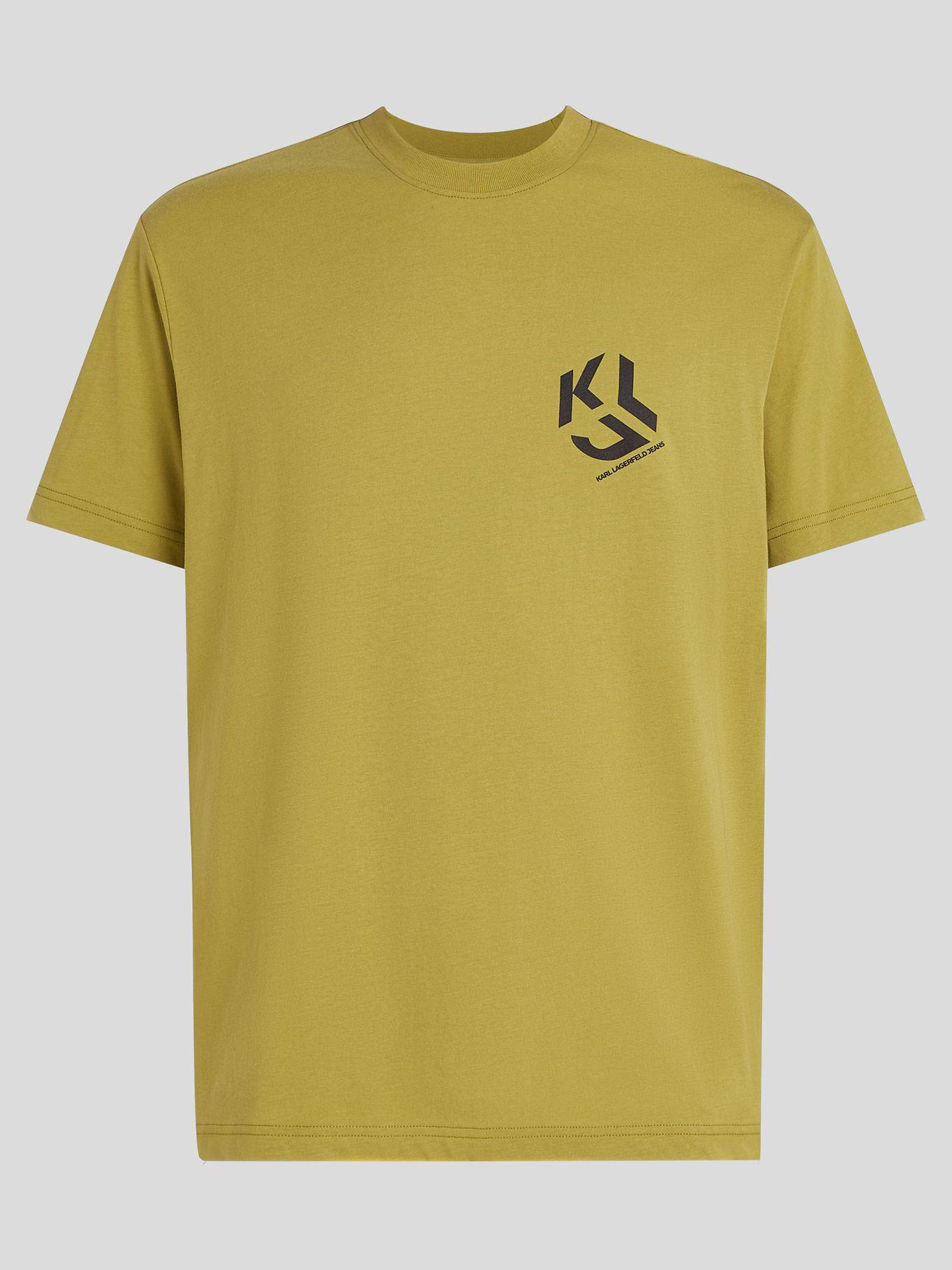 Polera regular con mono Verde Karl Lagerfeld-4