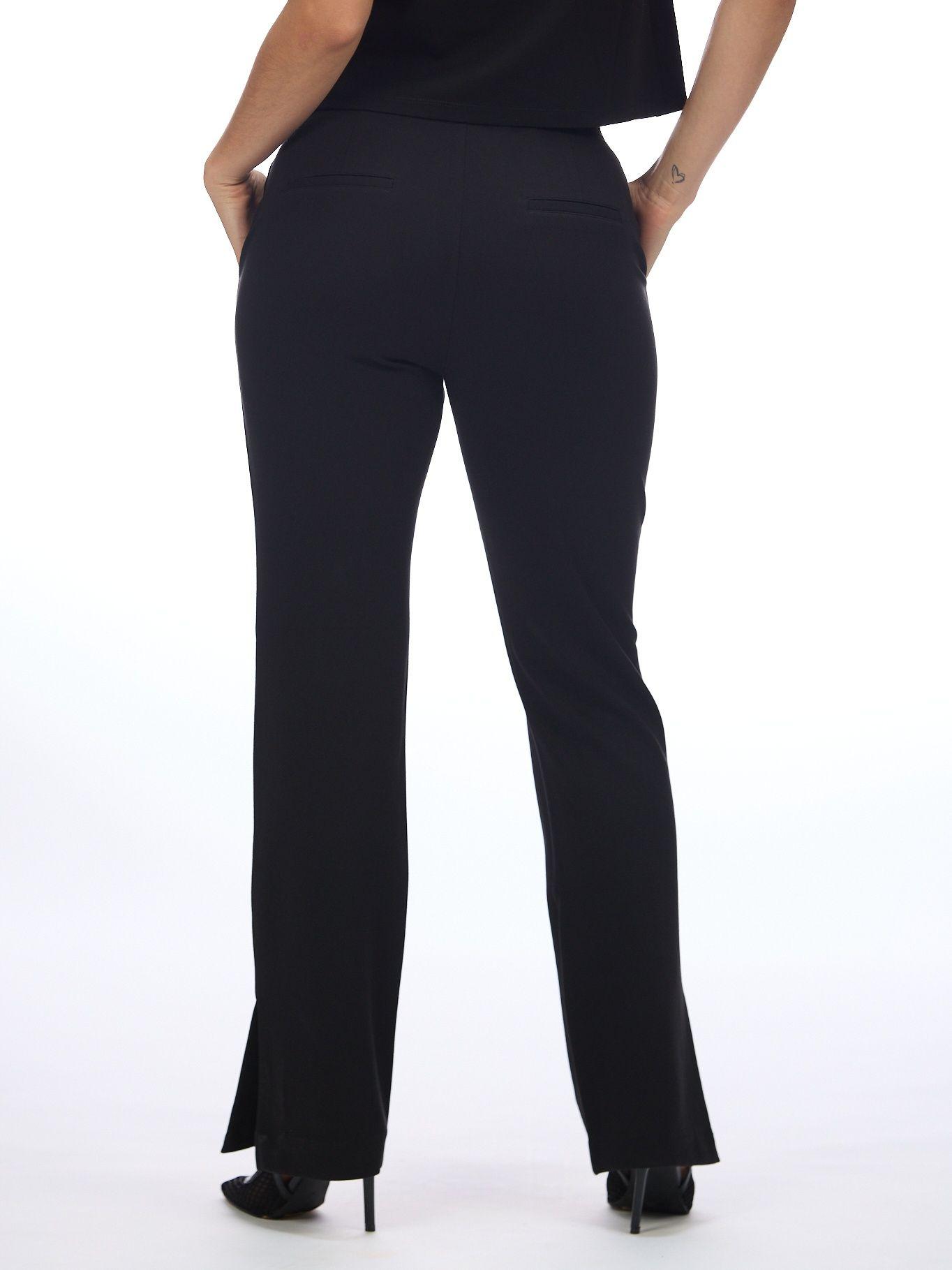 Pantalón elástico abertura lateral Negro Karl Lagerfeld-3