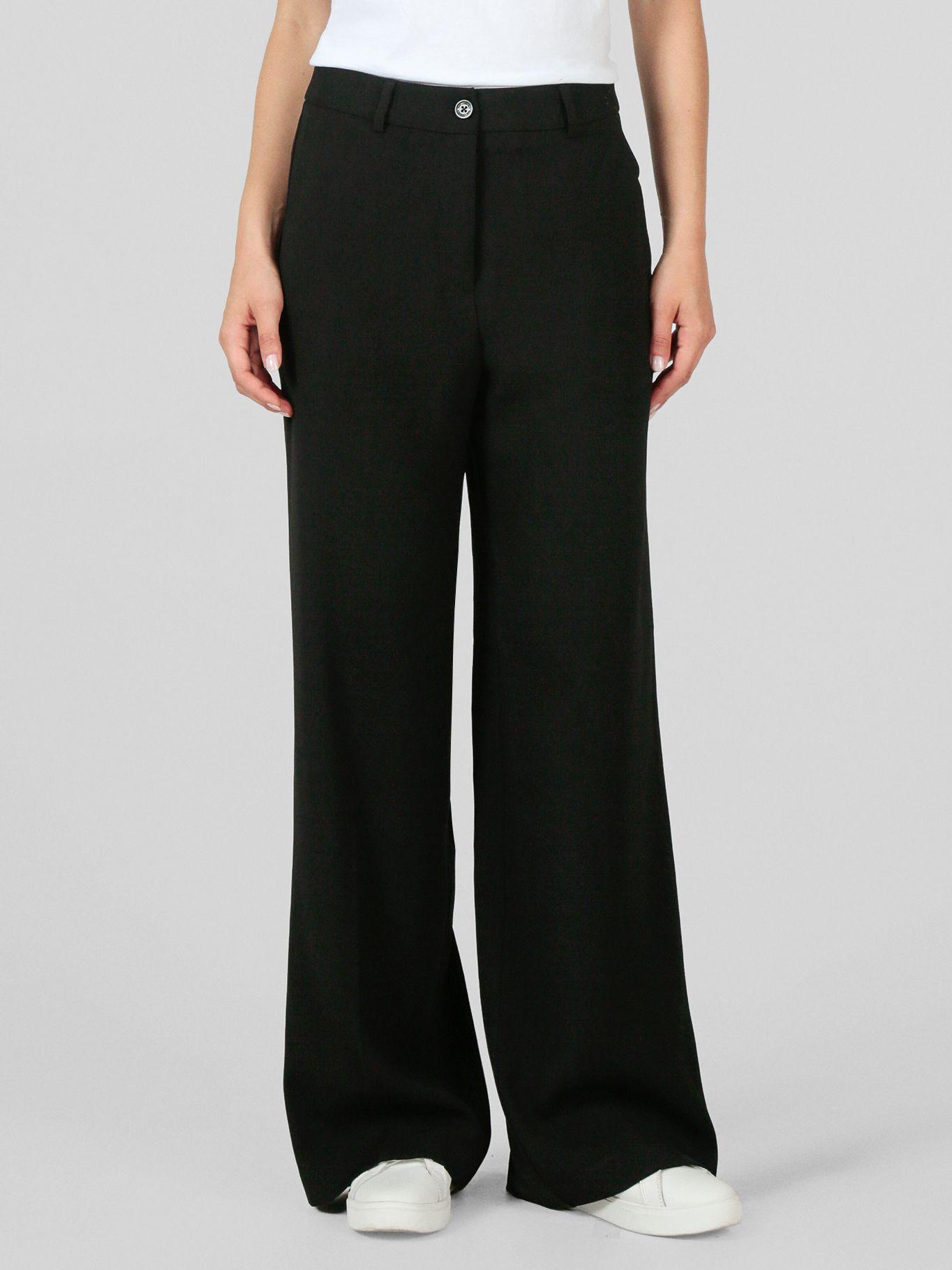 Pantalón de vestir straight Negro Karl Lagerfeld-0