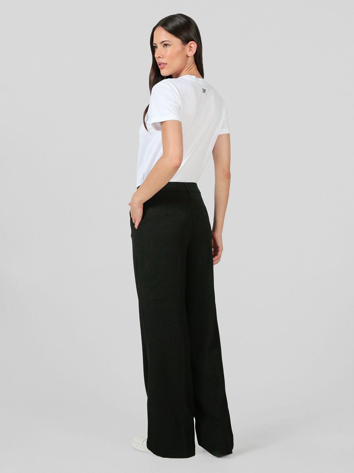 Pantalón de vestir straight Negro Karl Lagerfeld-3