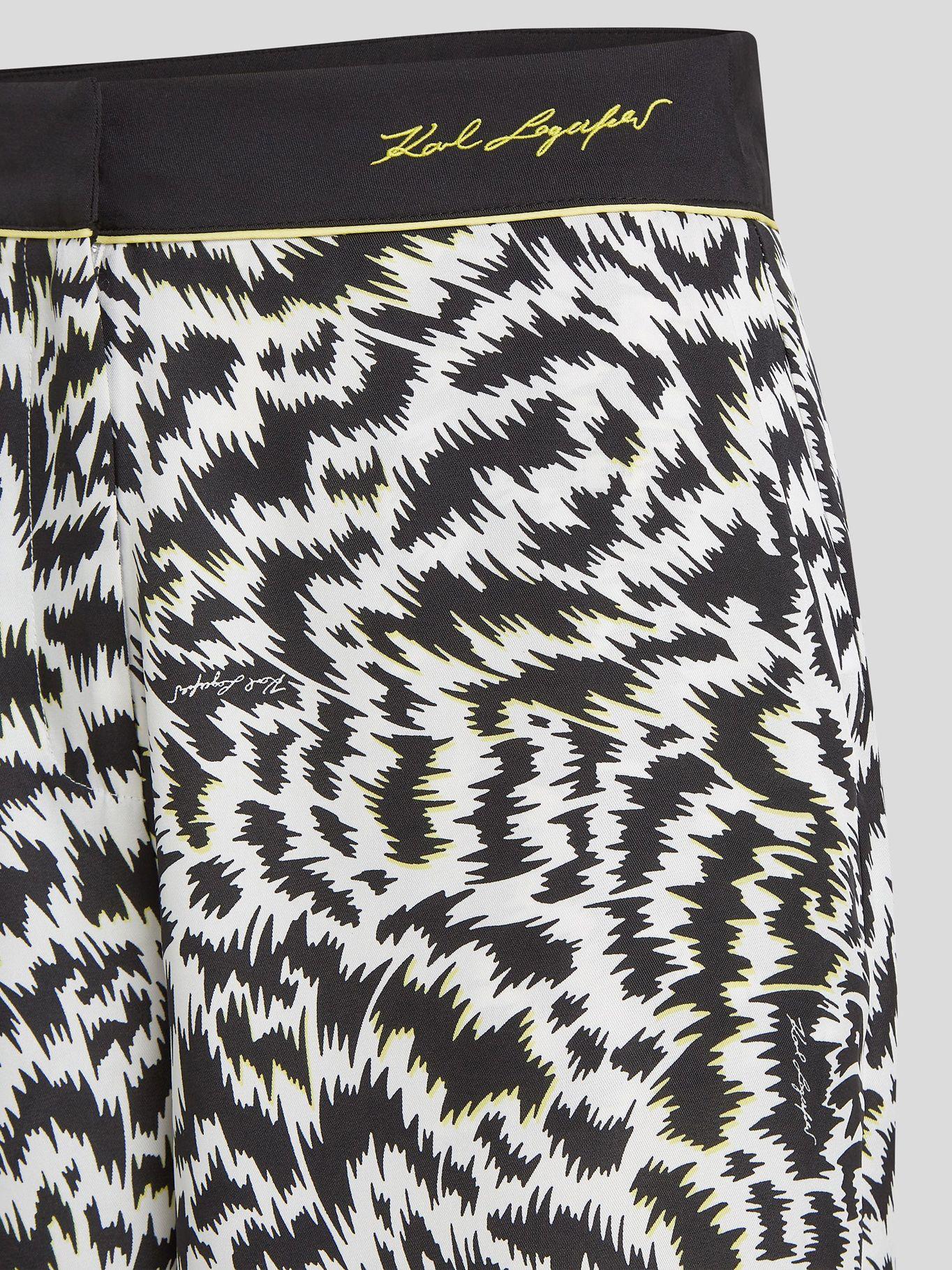 Pantalón estampado de zebra Multicolor Karl Lagerfeld-2