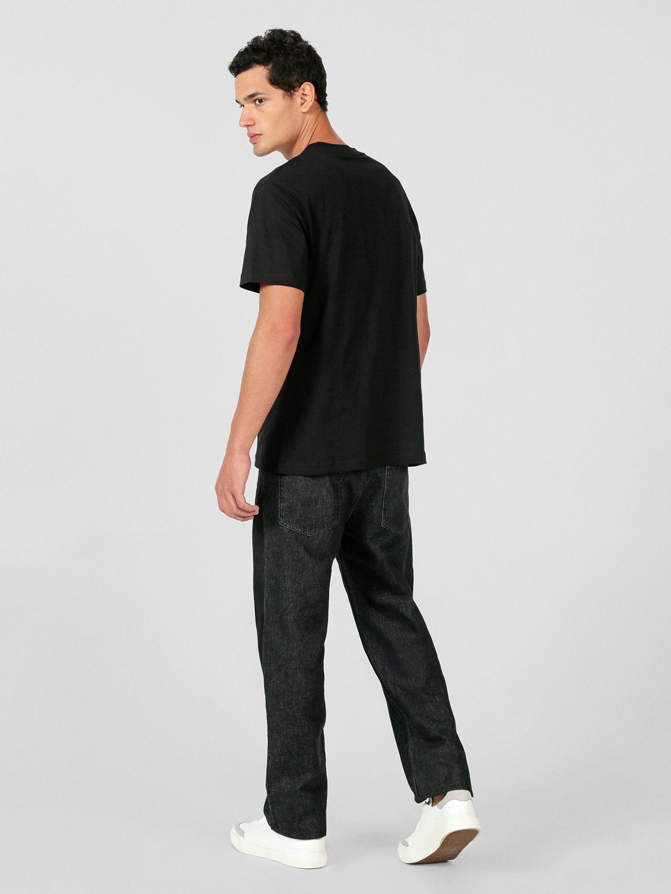 Polera regular essential Negro Karl Lagerfeld-3