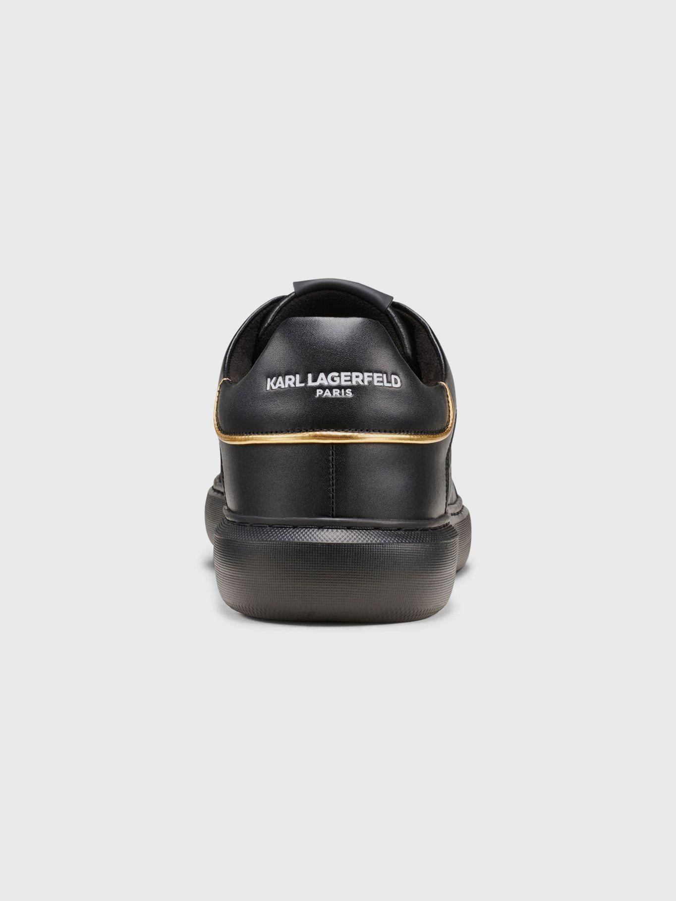 Zapatillas con perfil de KARL grabado Negras-1
