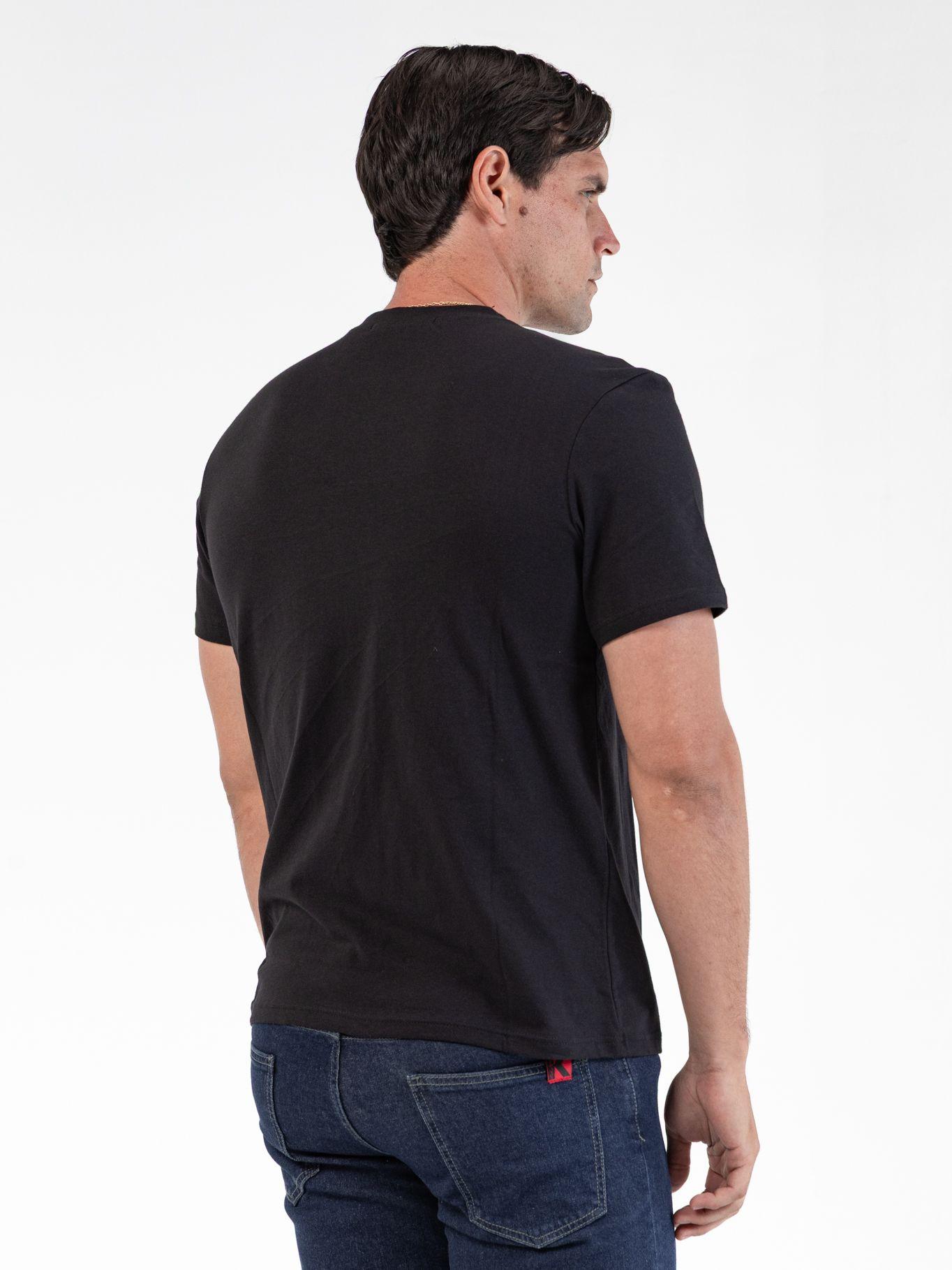 Polera con etiqueta K Logo Negro Karl Lagerfeld-3
