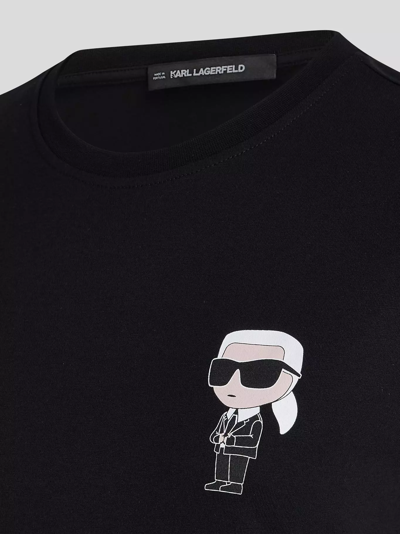 Polera IKON KARL Negro Karl Lagerfeld-2
